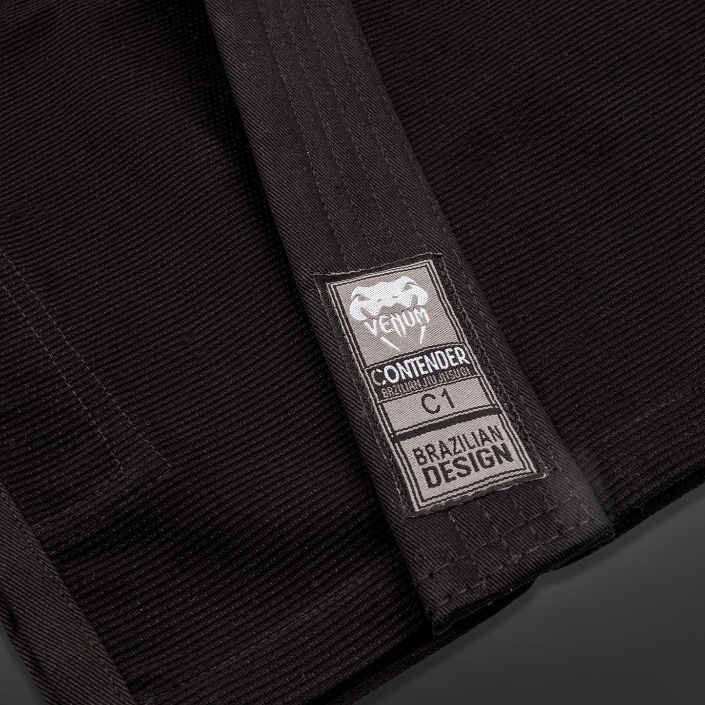 Venum Contender Kids BJJ Gi (Weißer Gürtel angeboten) - Schwarz