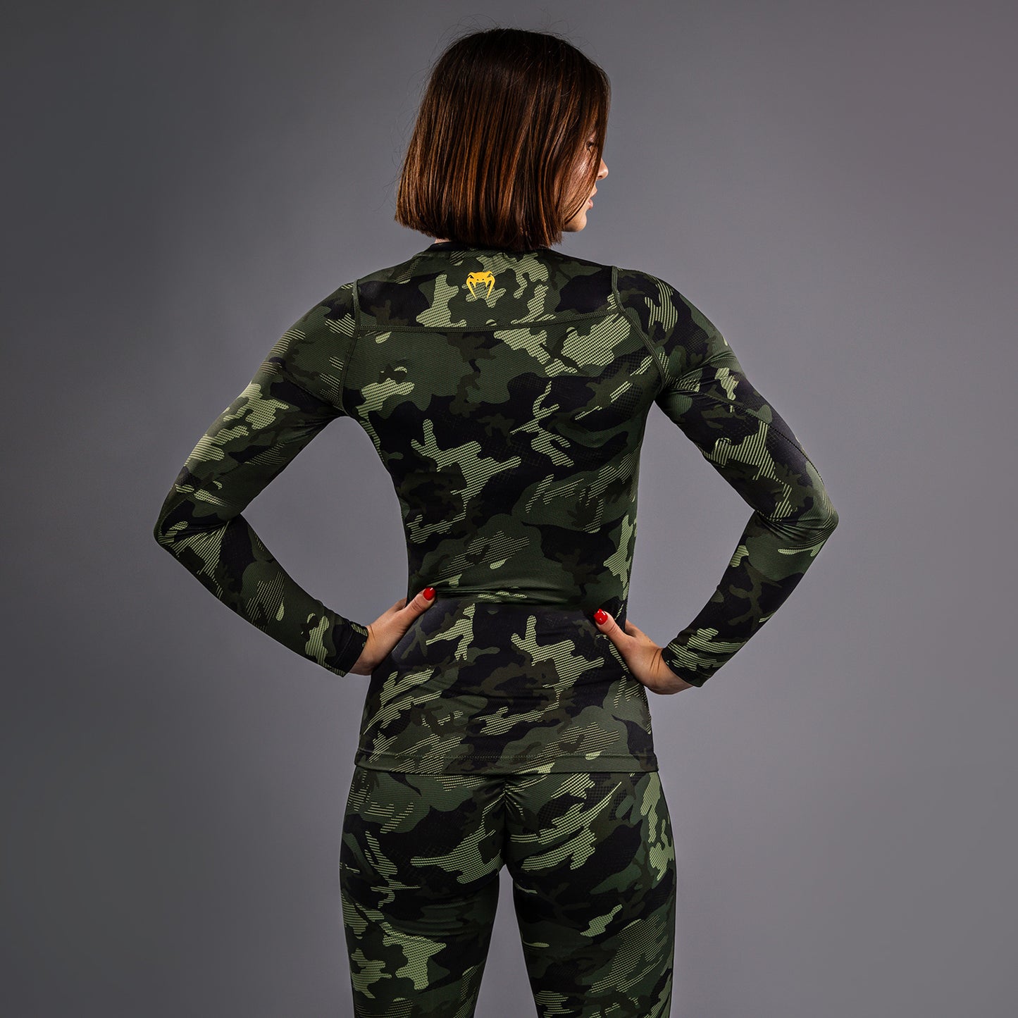 Venum x Sophia Rose Damen Langarm Rashguard - Forest Camo