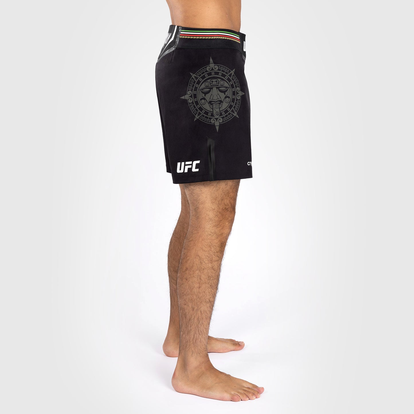 Noche UFC by Venum Authentic Fight Night Herren Kampfhose - Kurze Passform - Schwarz