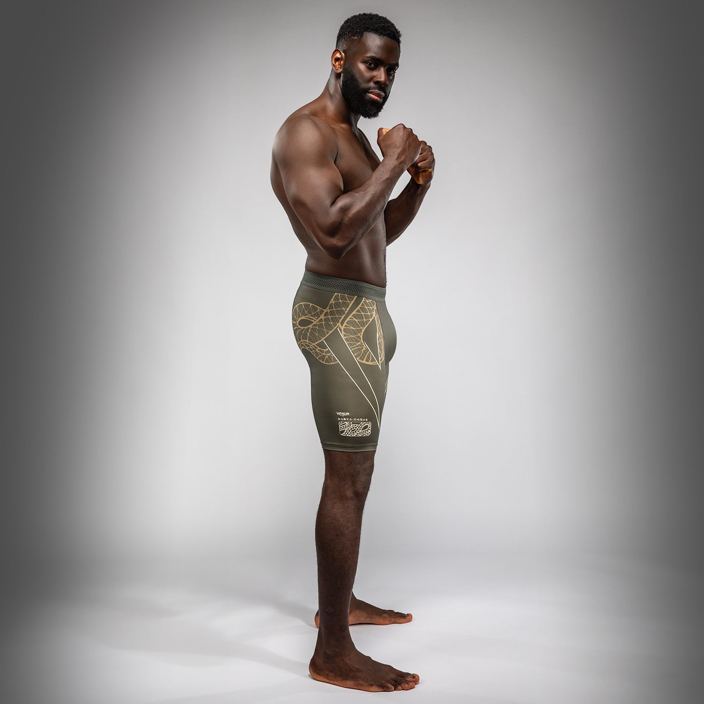 Venum Serpenti Vale Tudo Shorts – Khaki/Bronze/Ivory