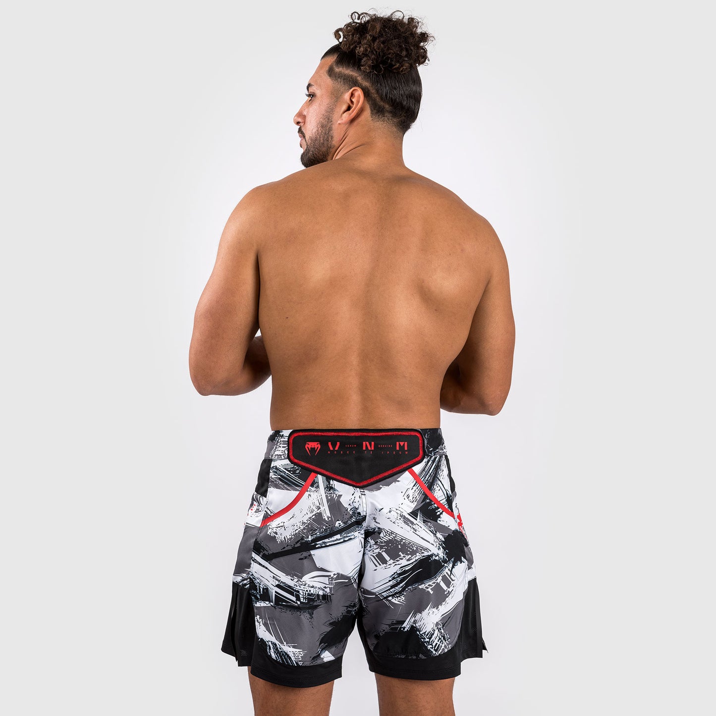 Venum Electron 3.0 Fight Shorts - Grau/Rot