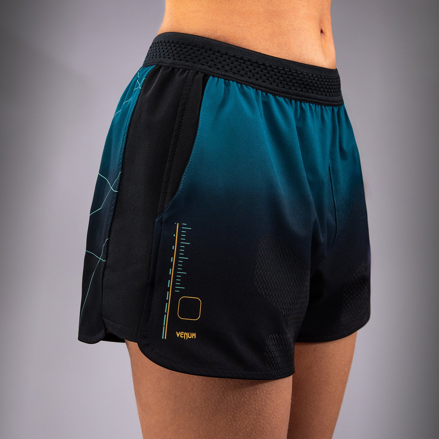 Venum Tactical XT Trainingsshorts für Frauen - Schwarz/Waldgrün