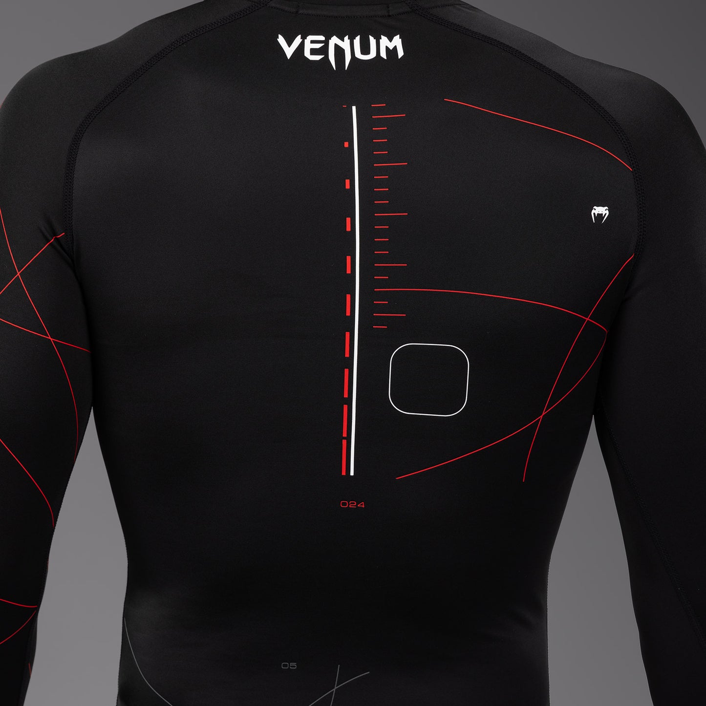 Venum Tactical XT Men's Langarm Rashguard - Schwarz/Feuerrot