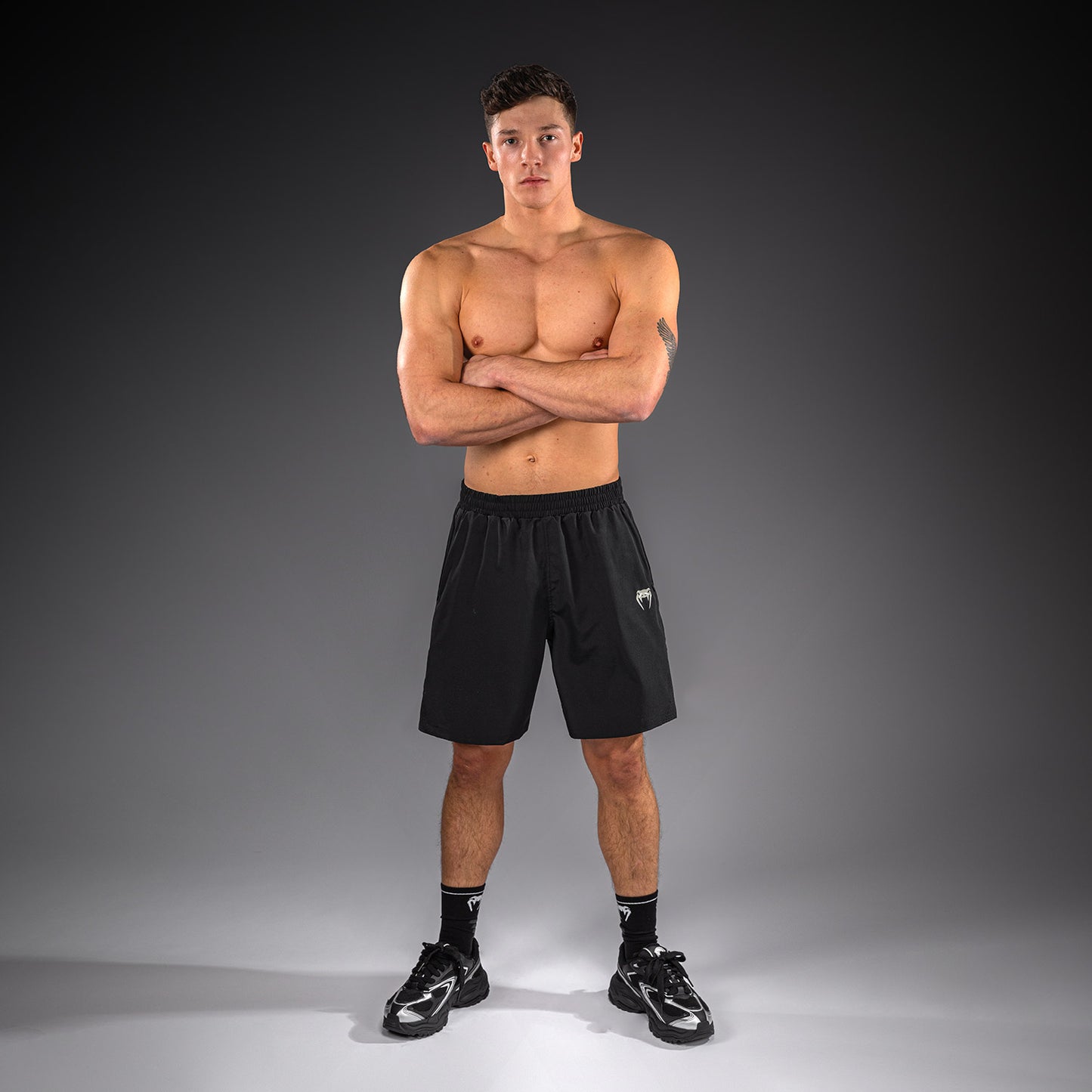 Venum Lazer Trainingsshorts - Schwarz/Grau