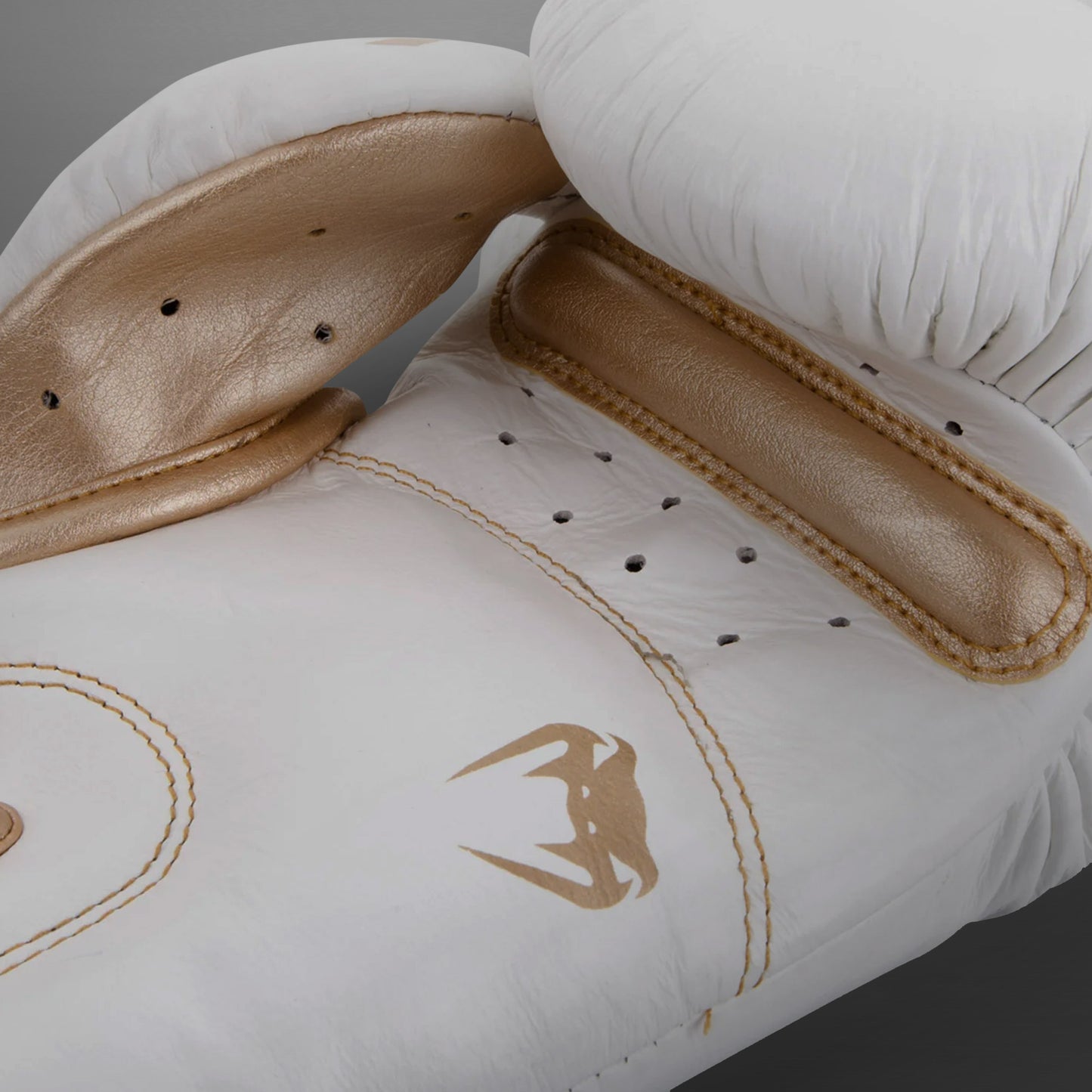 Venum Giant 3.0 Boxhandschuhe - Nappaleder - Weiß/Gold