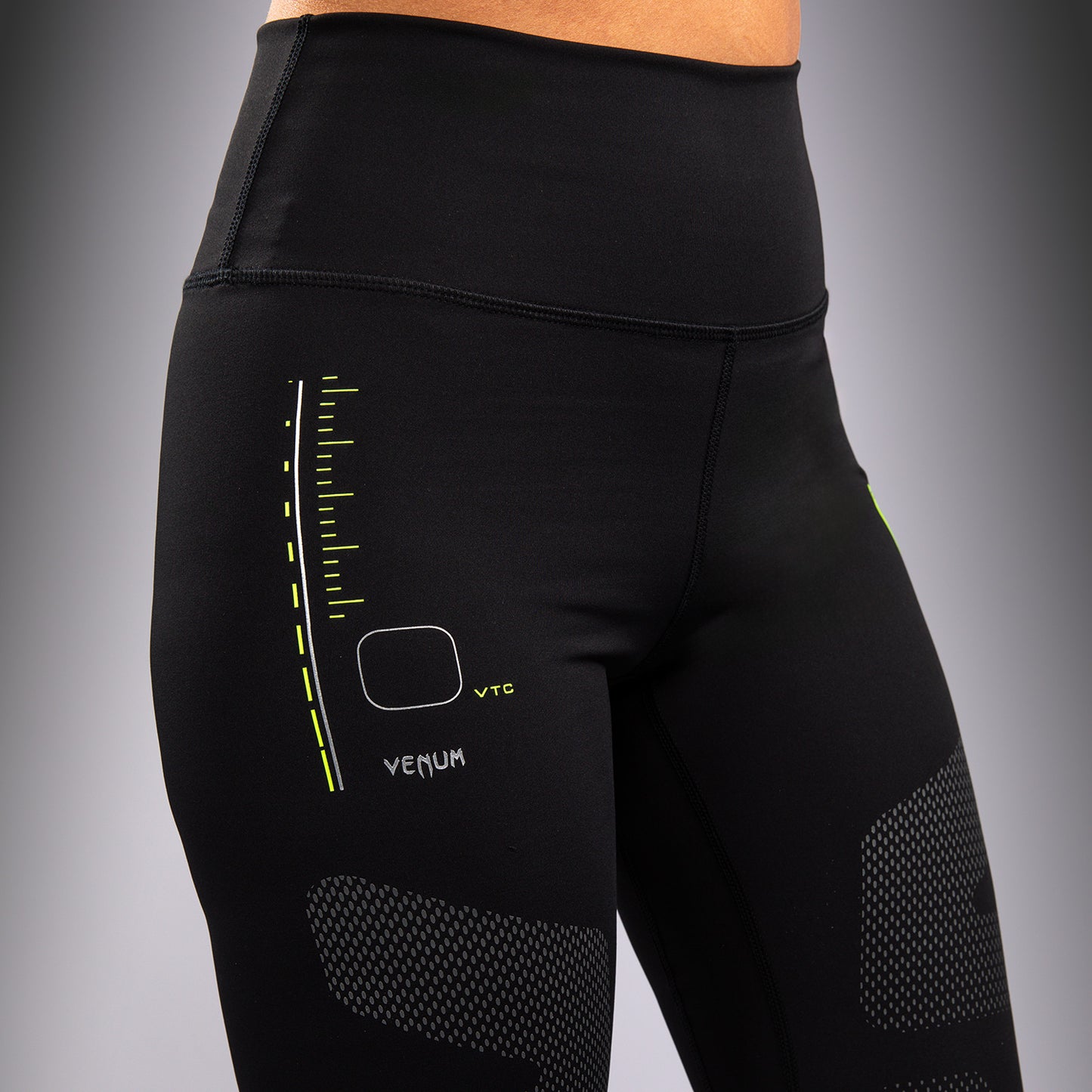 Venum Training Camp 4.0 Leggings - Schwarz/Neongrün