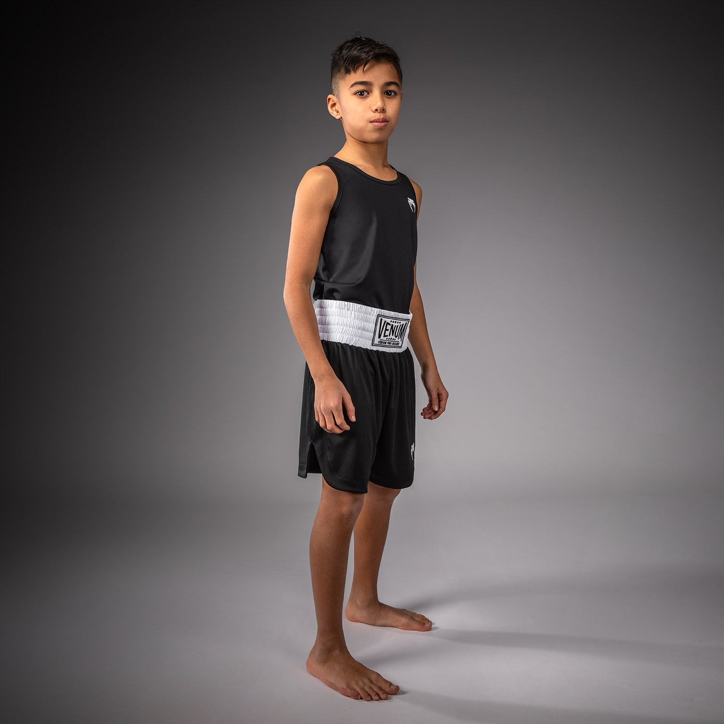 Venum Classic Boxshorts Für Kinder – Schwarz/Weiß
