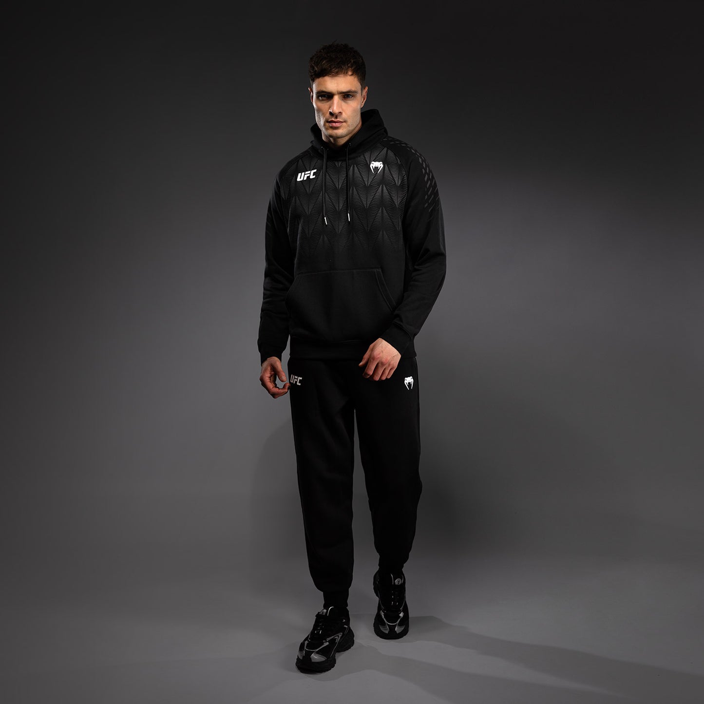 UFC Zenith by Venum Replica Zip Hoodie Herren - Schwarz