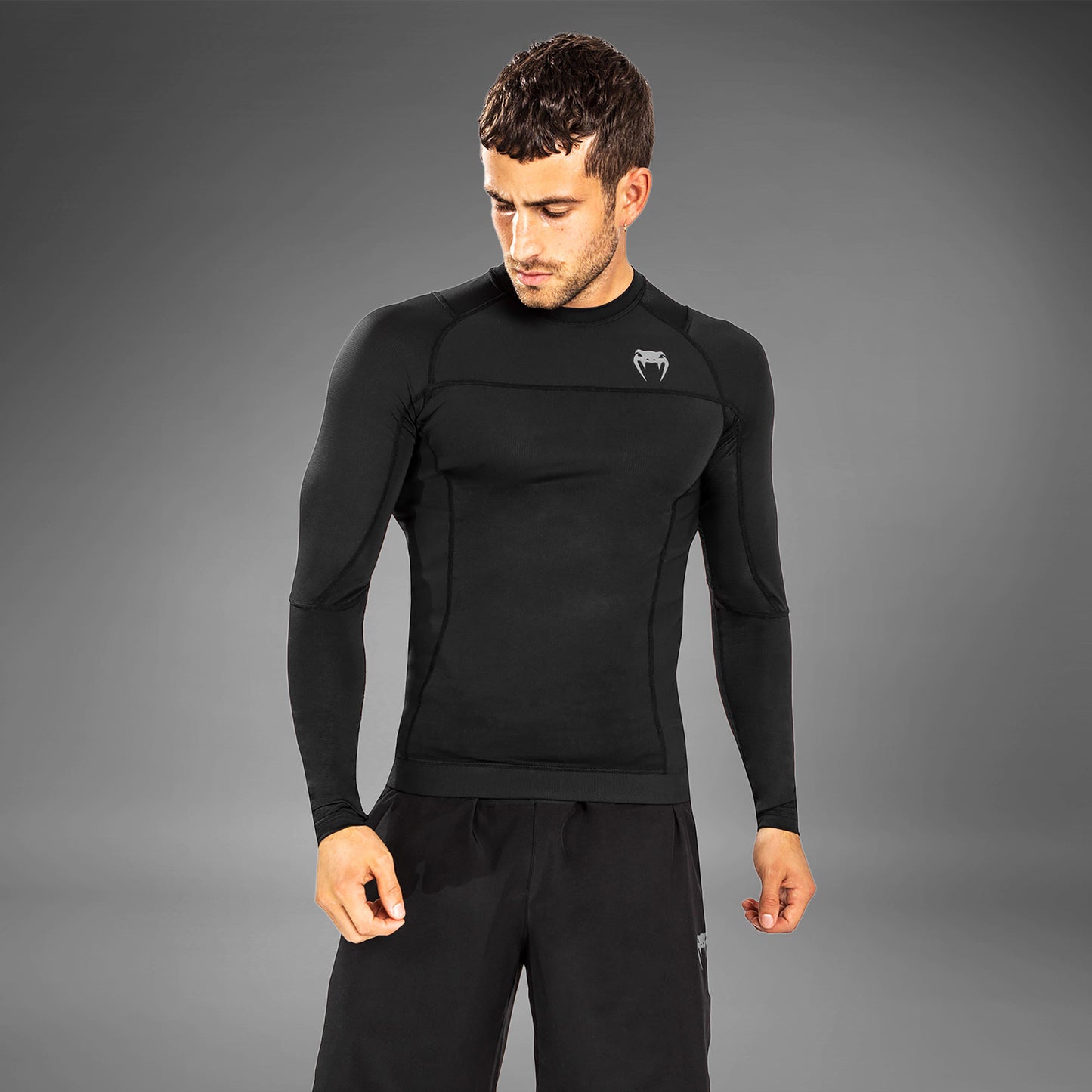 Venum G-Fit Air Rashguard Langarm – Schwarz