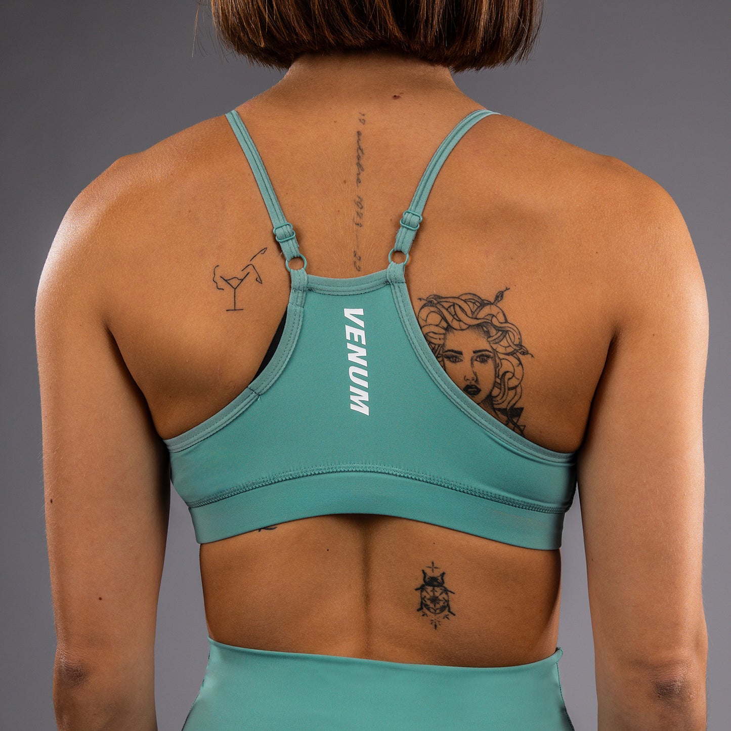 Venum Essential Low Impact Damen Sport-Bh - Aqua Grün