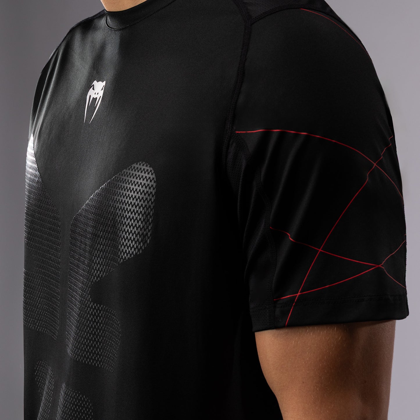 Venum Tactical XT Herren Dry Tech T-Shirt - Schwarz/Rot