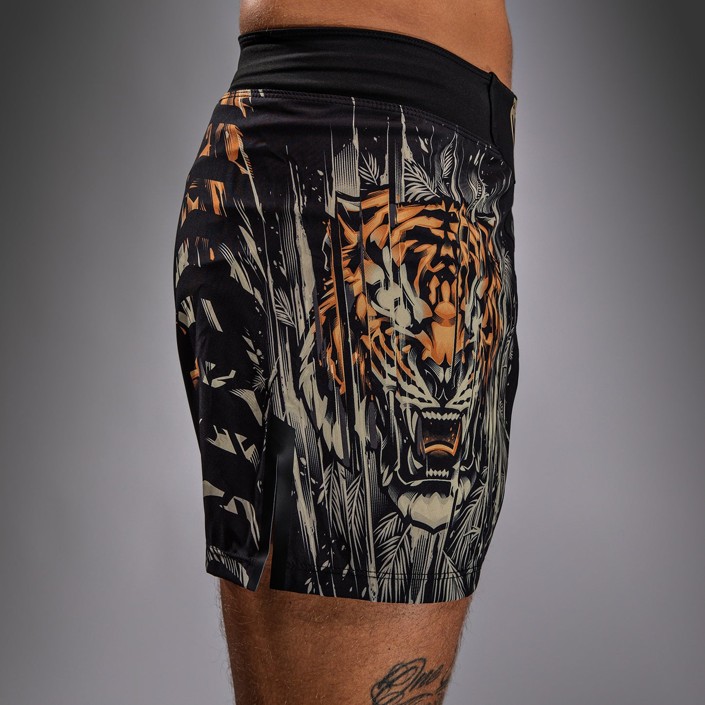 Venum Tiger Herren Kampfhosen - Schwarz/Neonorange