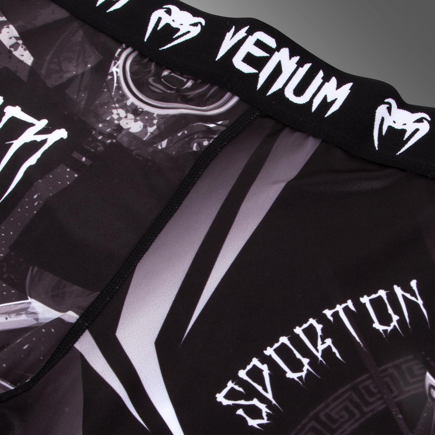 Venum Gladiator 3.0 Kompressionshose - Schwarz/Weiß