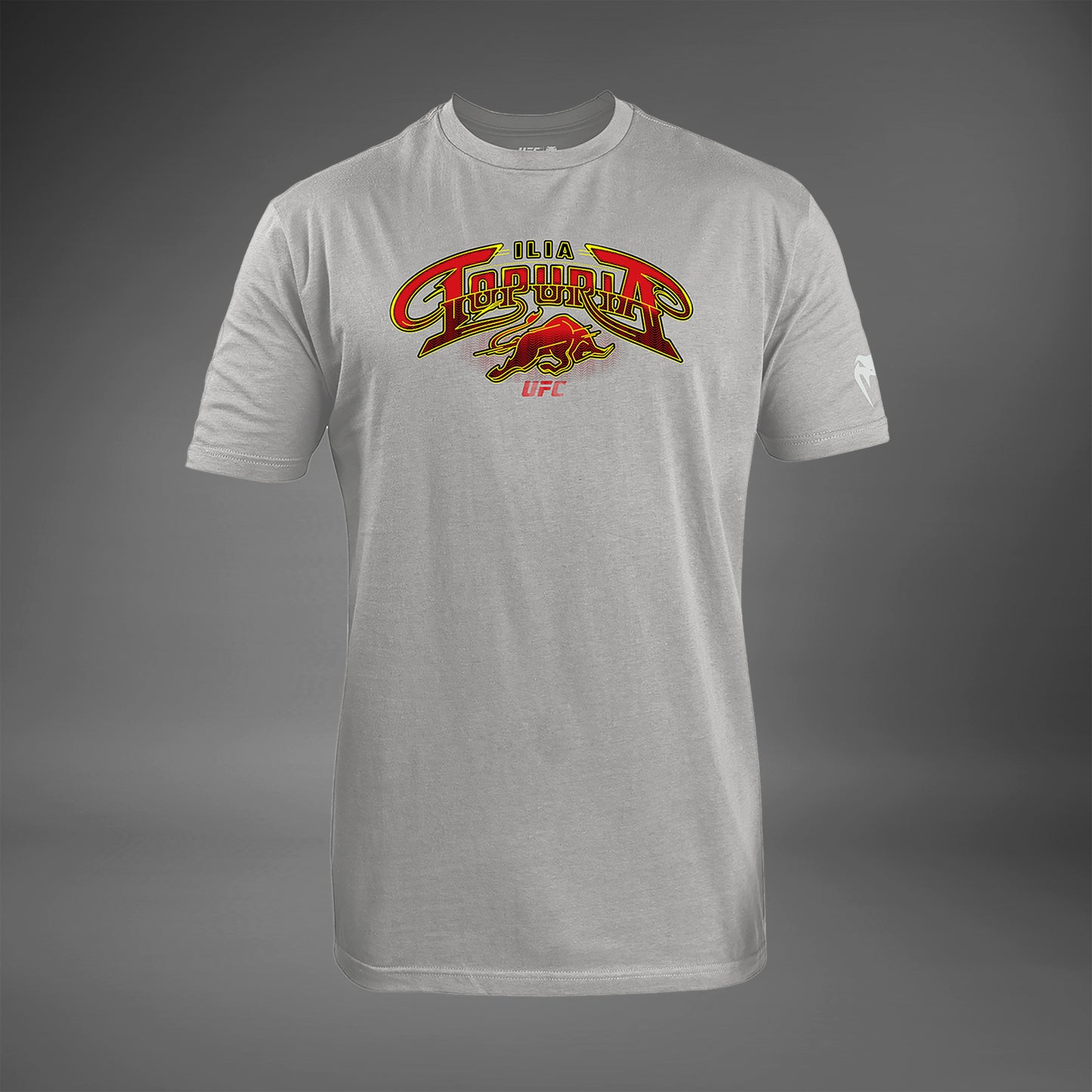 UFC Unrivaled by Venum Ilia Topuria Herren T-Shirt - Heather Grey