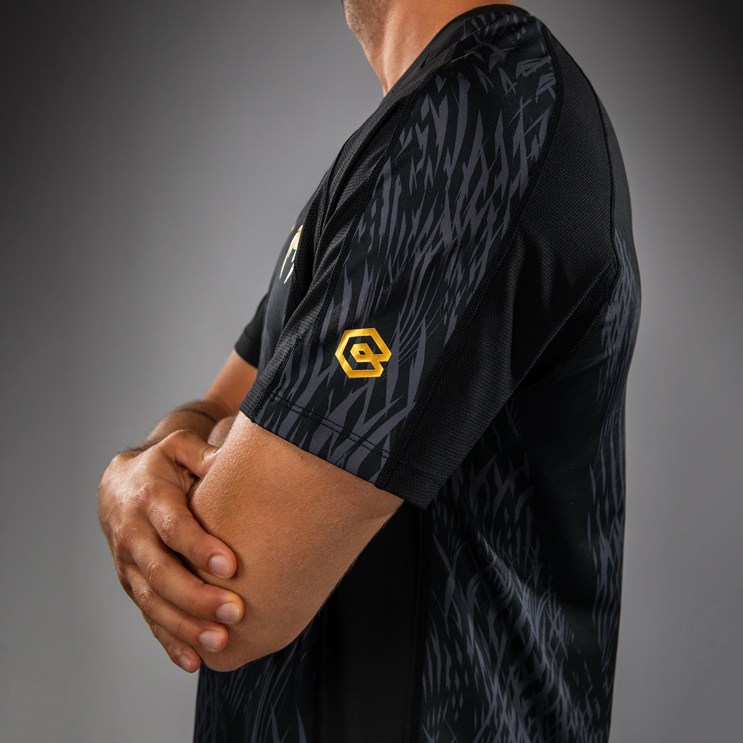 Venum x Chimaev Dry-Tech Shirt - Schwarz/Grau