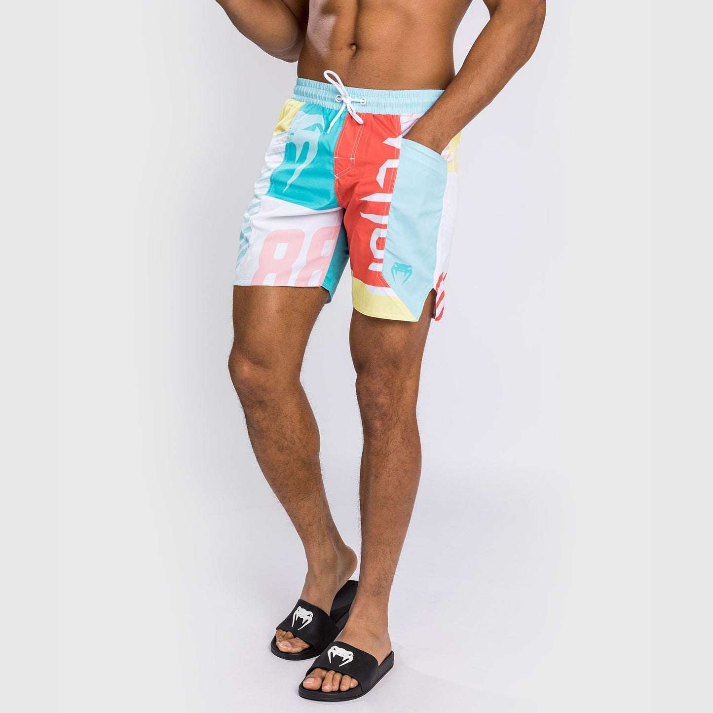 Venum Summer 88 Boardshorts - Clearwater Blue/Flame Red