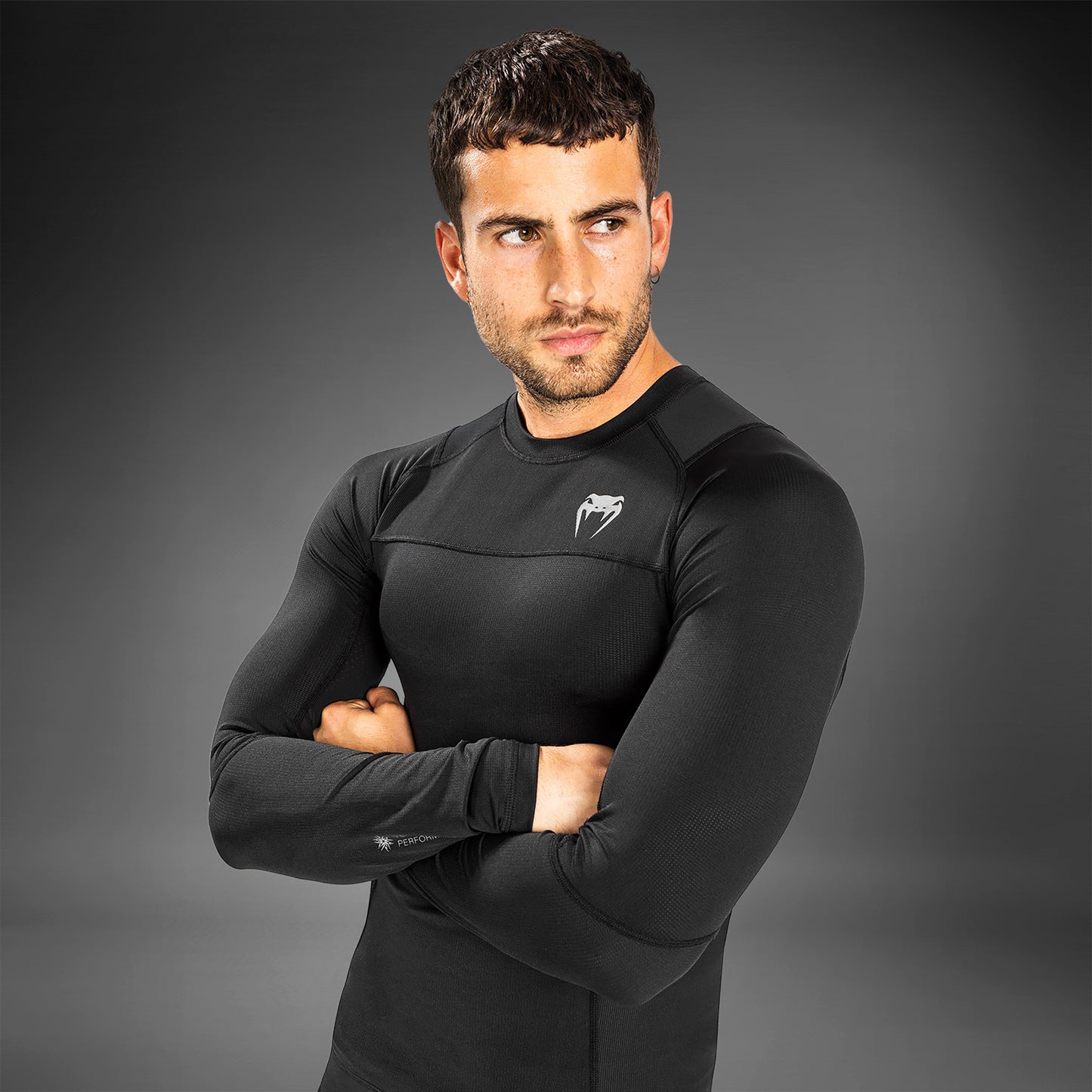 Venum G-Fit Air Rashguard Langarm – Schwarz