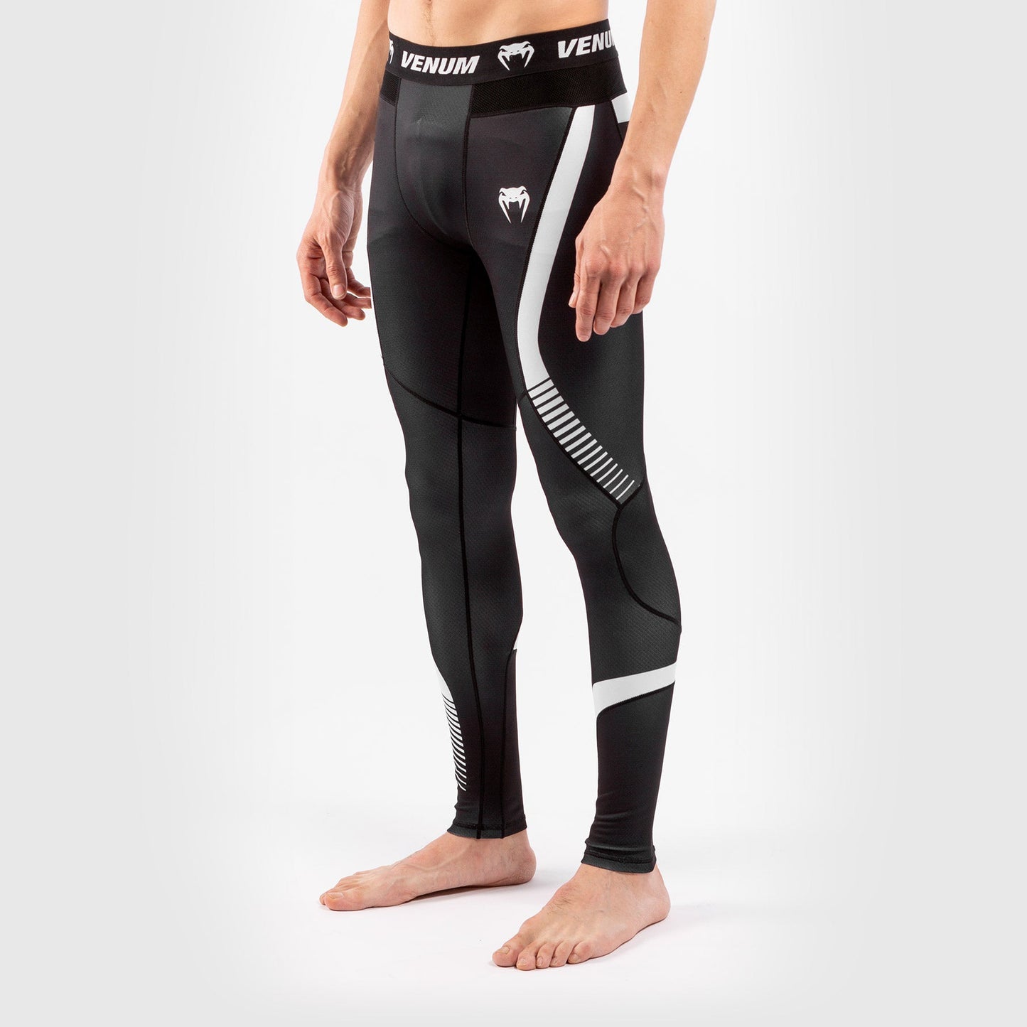 Venum No Gi 3.0 Kompressionshose - Schwarz/Weiß