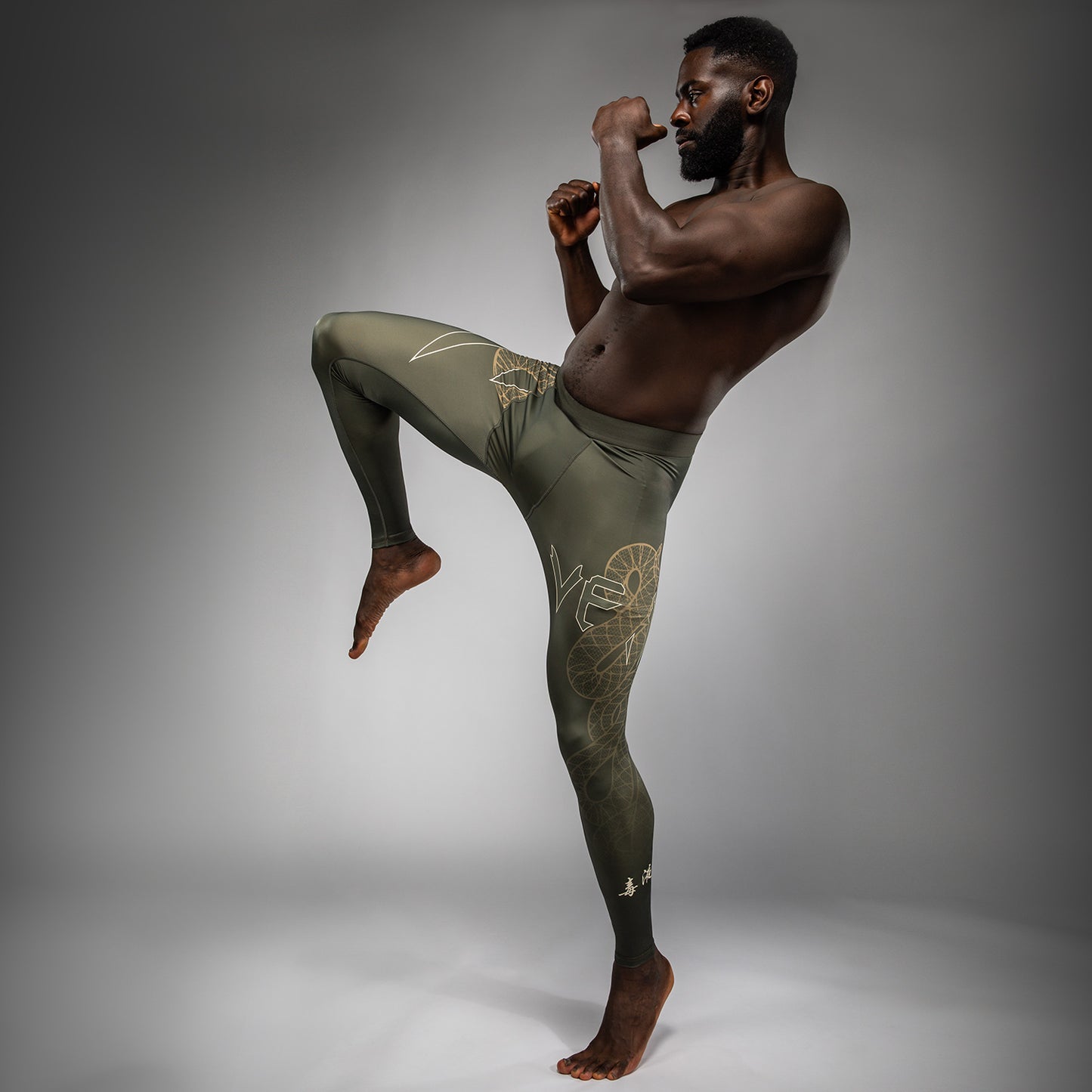 Venum Serpenti Spats – Khaki/Bronze/Ivory