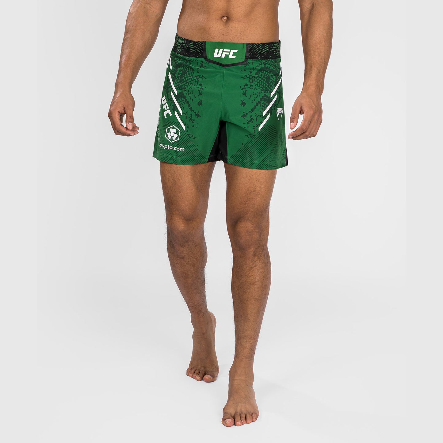 Noche UFC by Venum Authentic Fight Night Herren Kampfhose - Kurze Passform - Grün