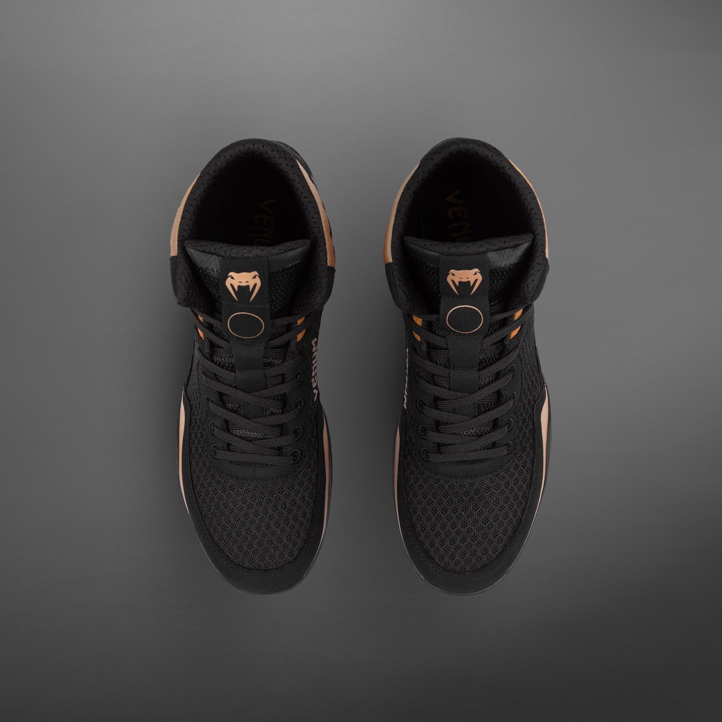 Venum Elite Wrestling Schuhe - Schwarz/Bronze