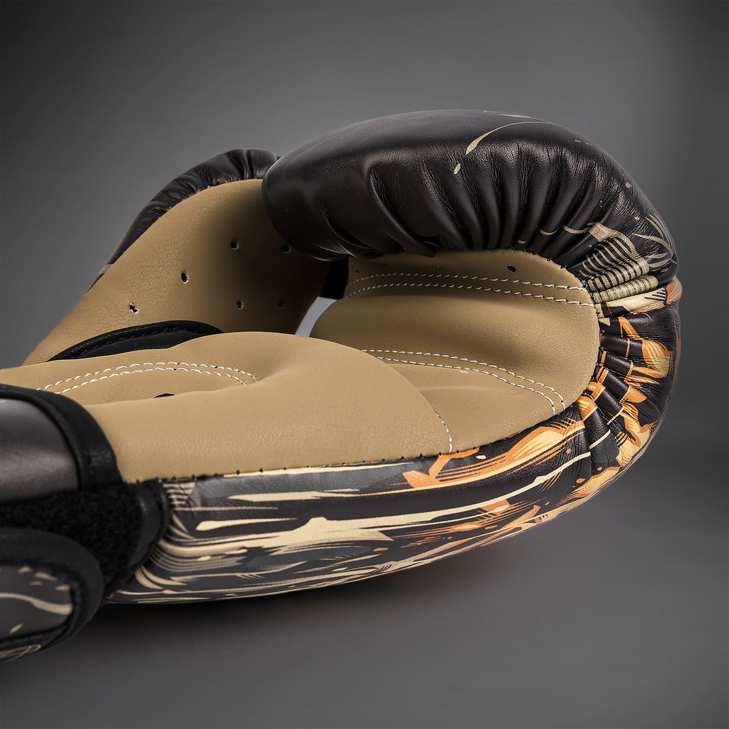 Venum Tiger Kinder Boxhandschuhe - Schwarz/Neon Orange