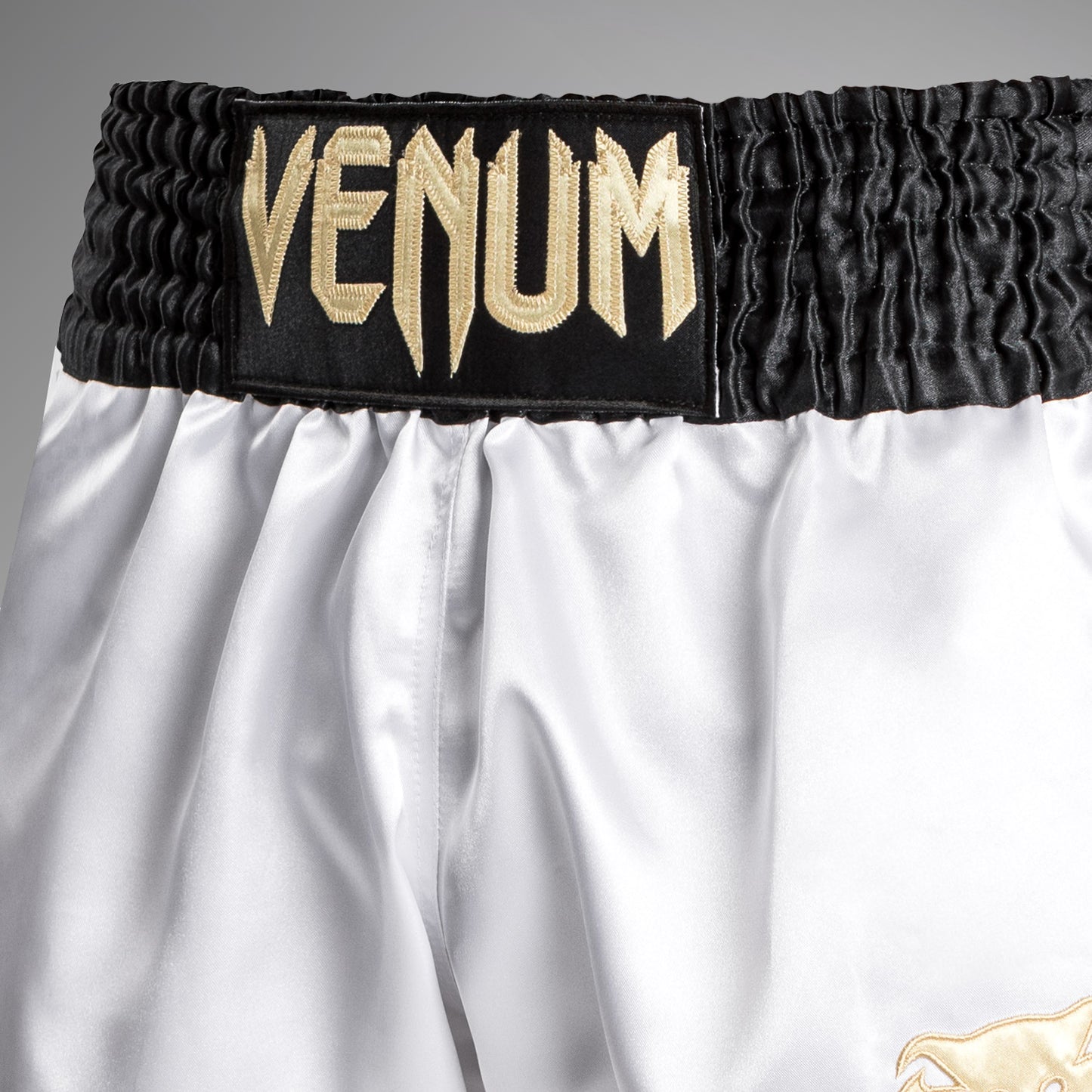 Venum Classic kurze Muay Thai - Noir/Blanc/Or
