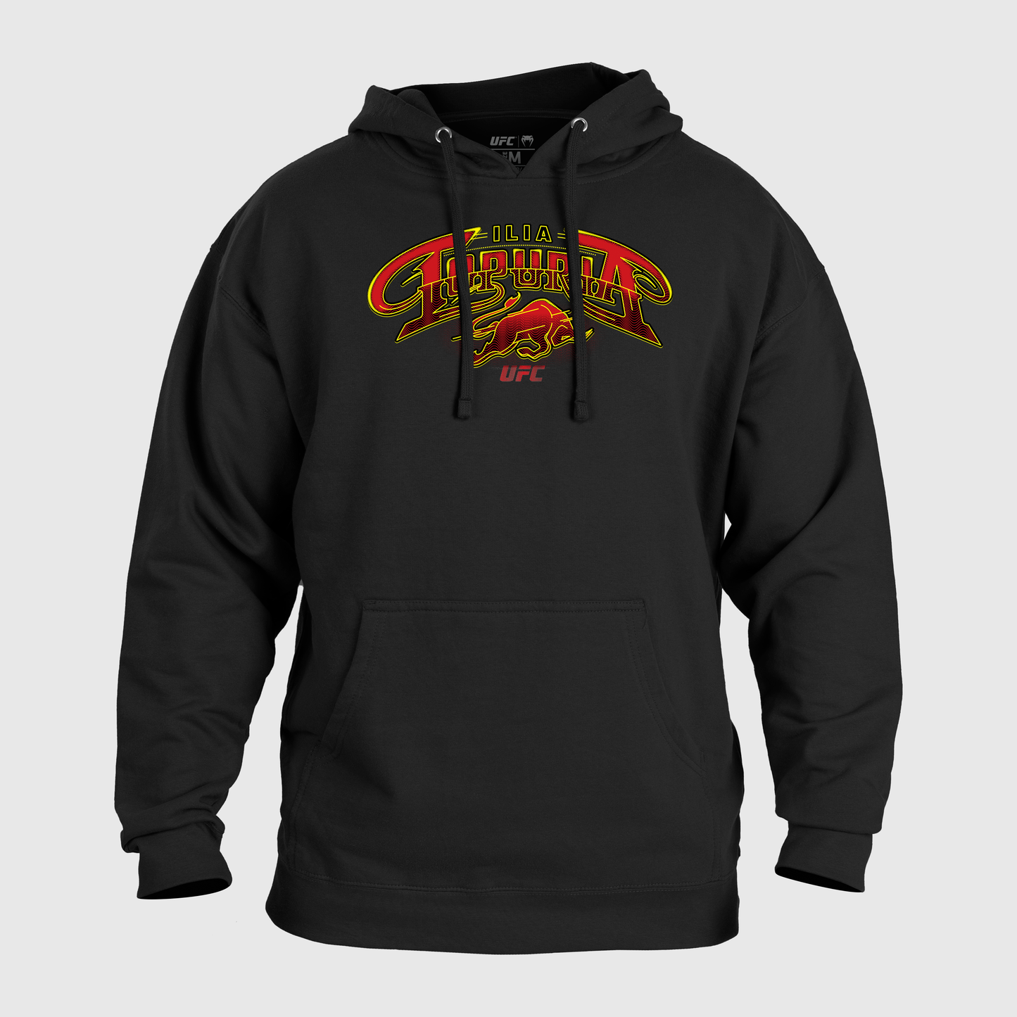 UFC Unrivaled by Venum Ilia Topuria Herren Hoodie - Schwarz