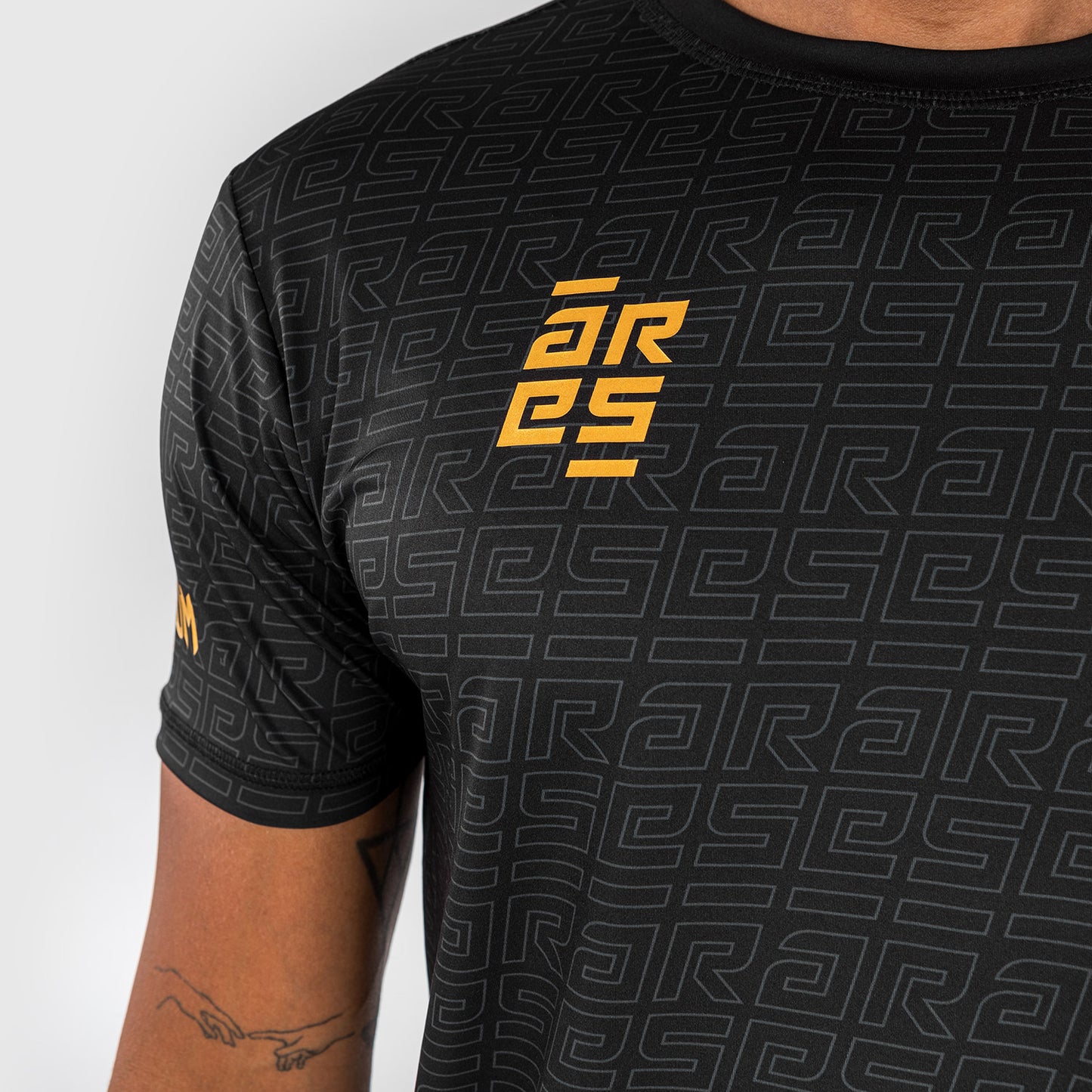 Venum x Ares Herren Dry-Tech T-shirt - Schwarz/Gold