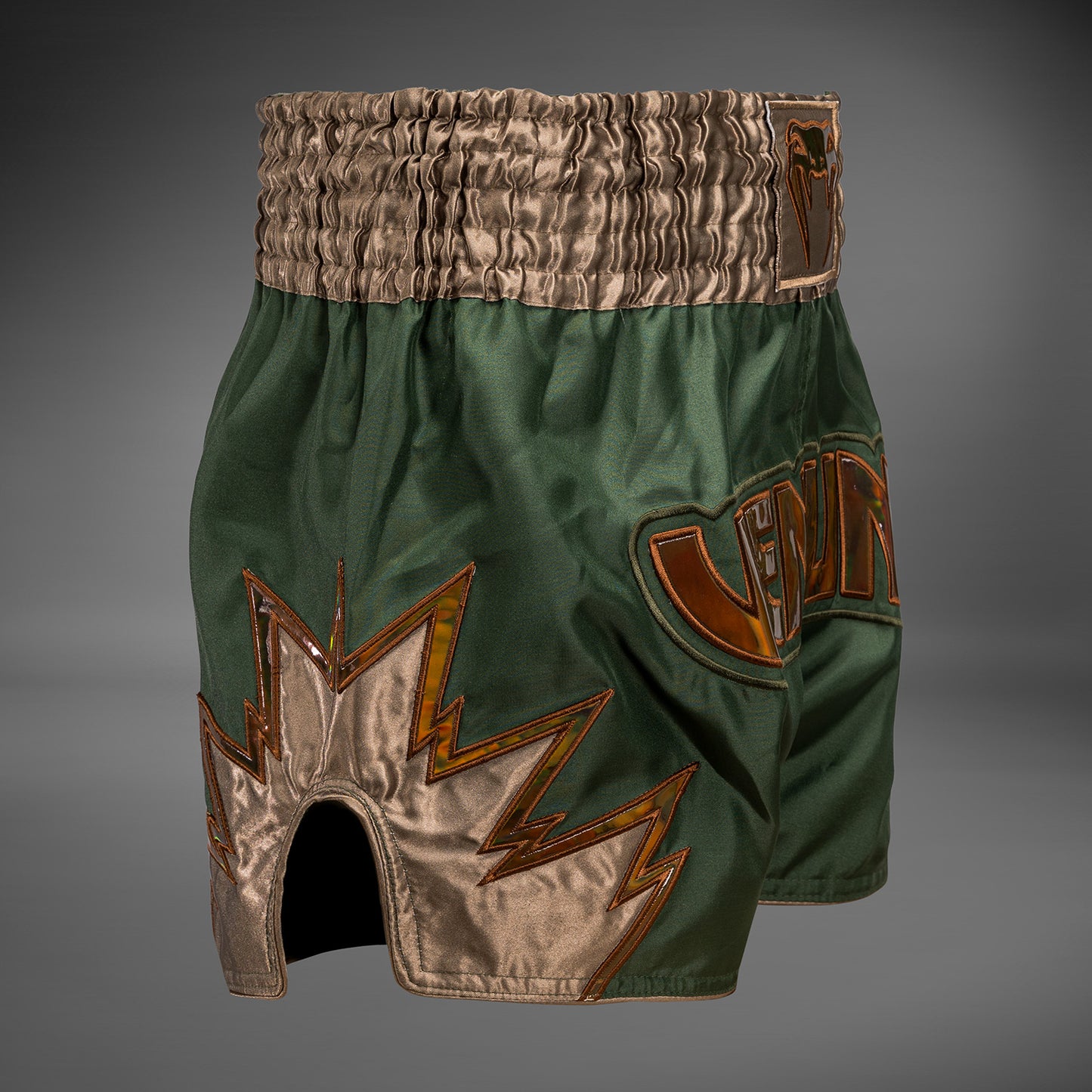 Venum Inferno Muay Thai Shorts - Khaki/Bronze
