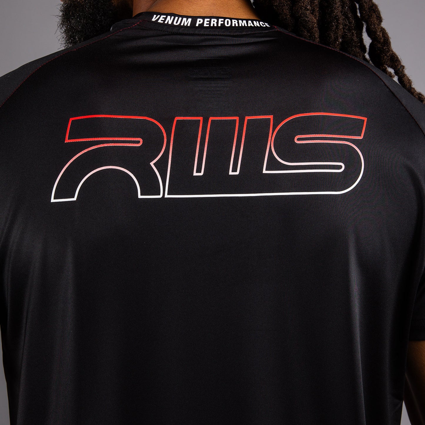 Venum x RWS 2.0 Men’s Dry-Tech T-Shirt – Schwarz/Rot