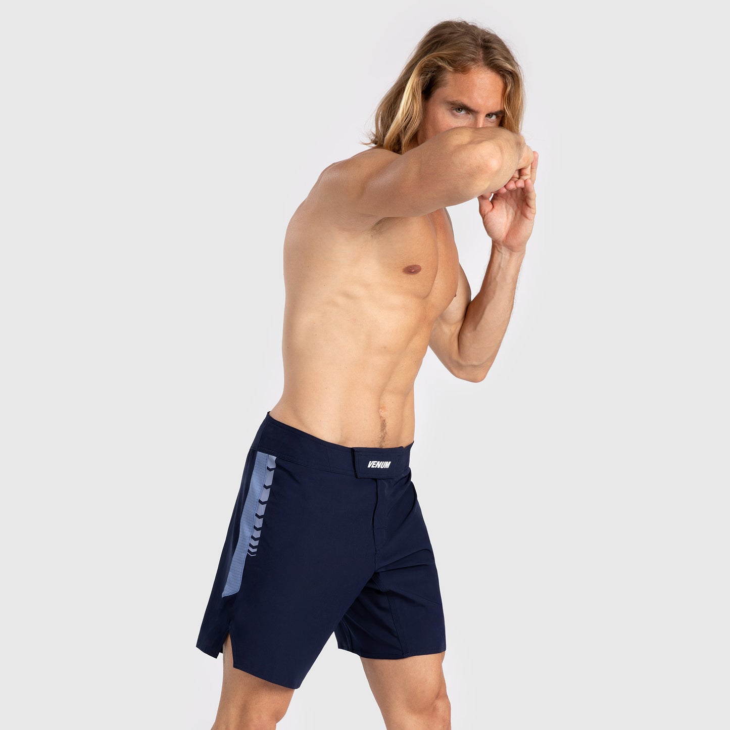 Venum Tempest Herren Kampfshorts - Marineblau/Blau