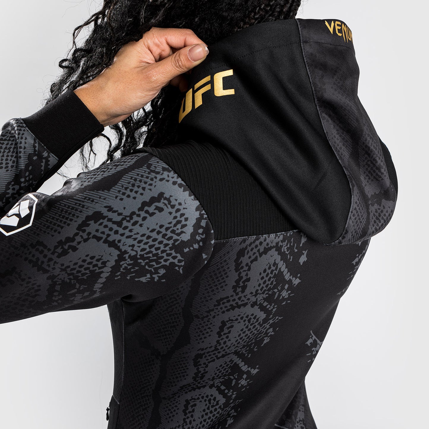UFC Adrenaline by Venum Authentic Fight Night Walkout-Kapuzenpullover für Frauen - Champion