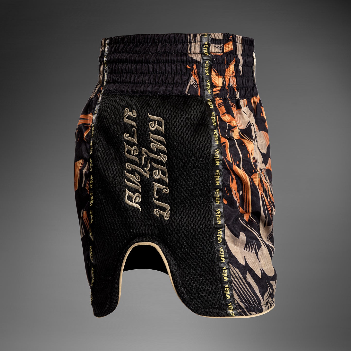 Venum Tiger Muay Thai Shorts - Schwarz/Neonorange