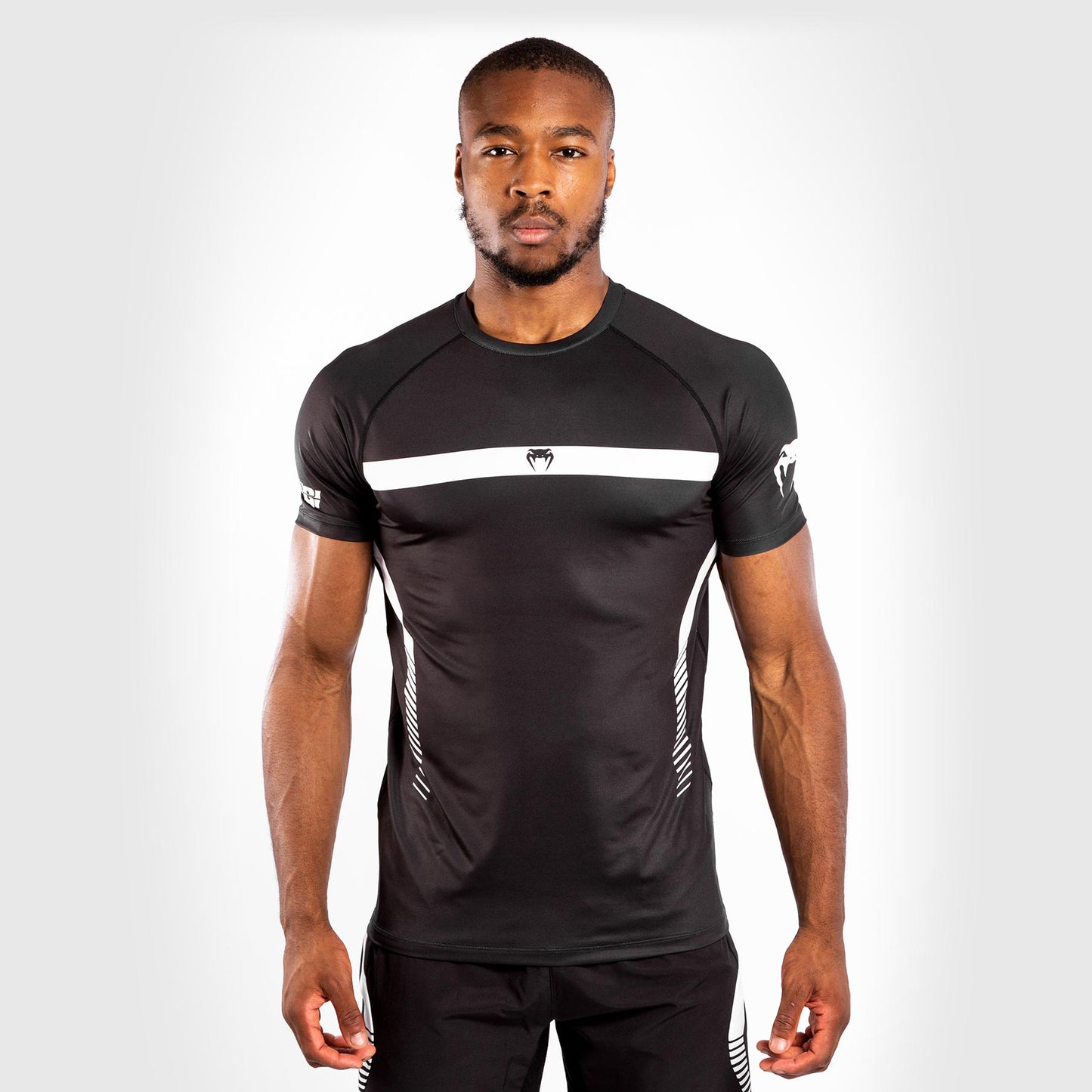 Venum No Gi 3.0 Dry-Tech T-Shirt - Schwarz/Weiß