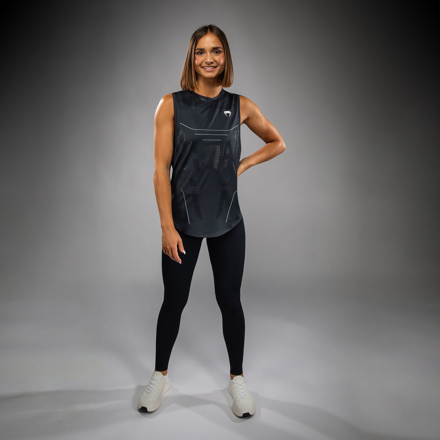 Venum Technical 3.0 Damen Dry Tech Tank Top - Grigio tempesta