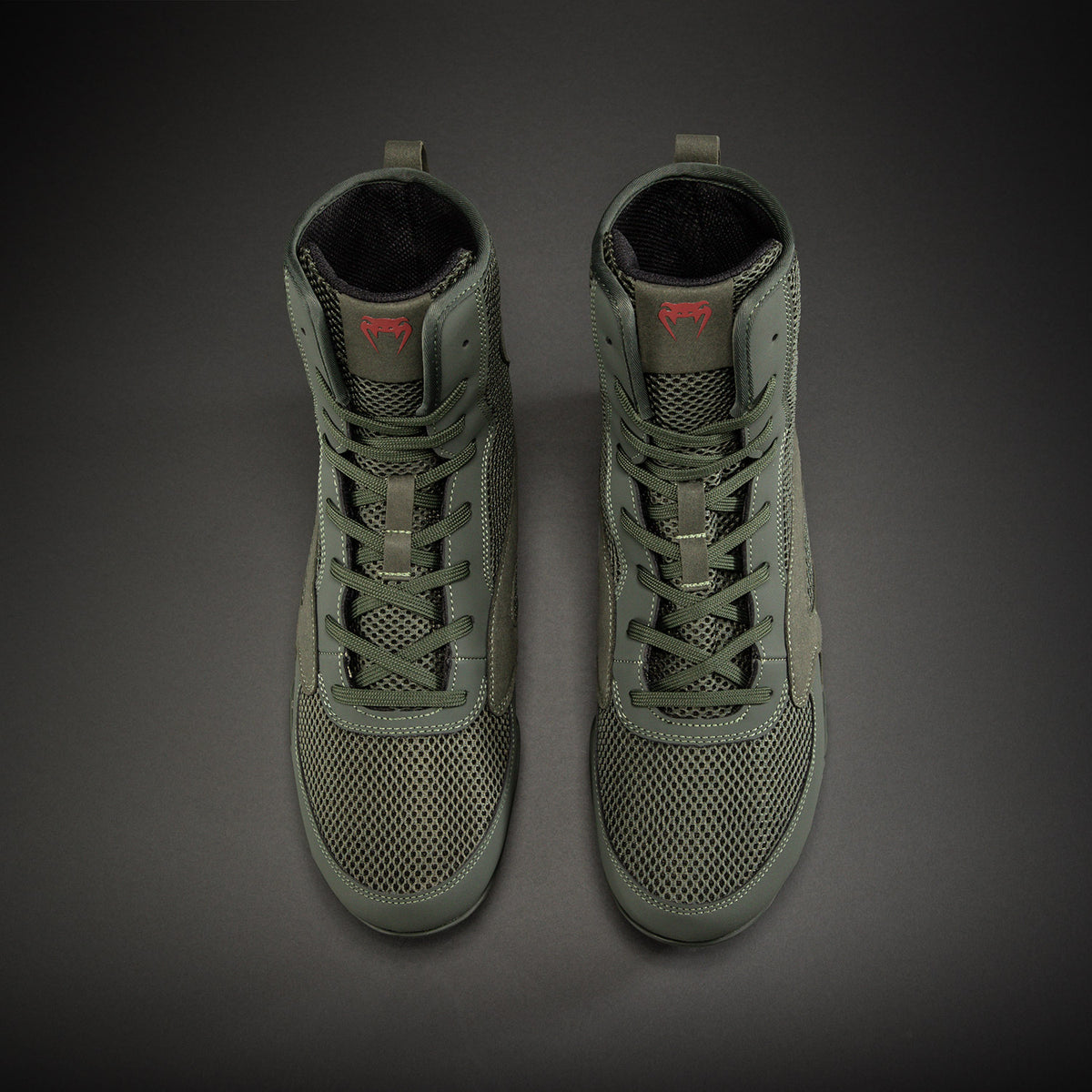 Venum Contender Boxschuhe - Khaki/Rot