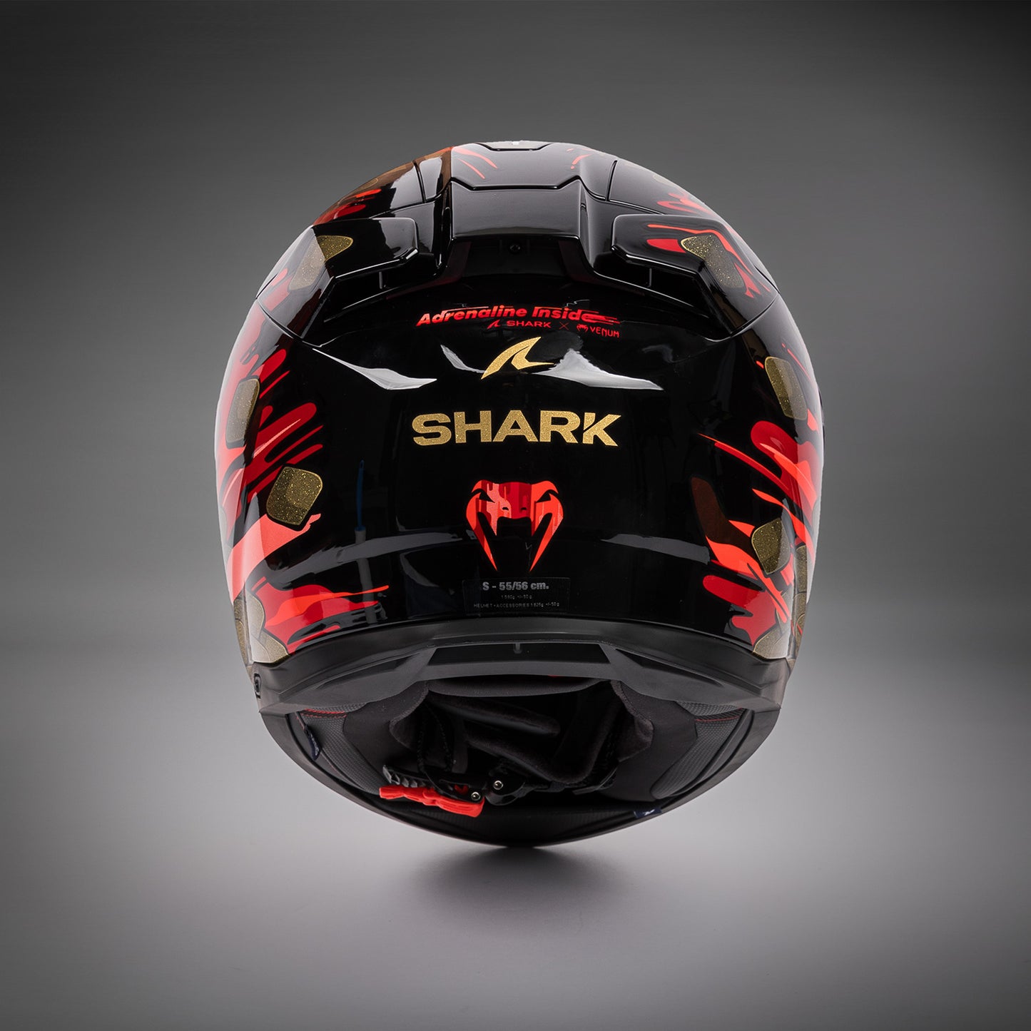 Venum x Shark Motorradhelm SKWAL i3 - Rot/Gold