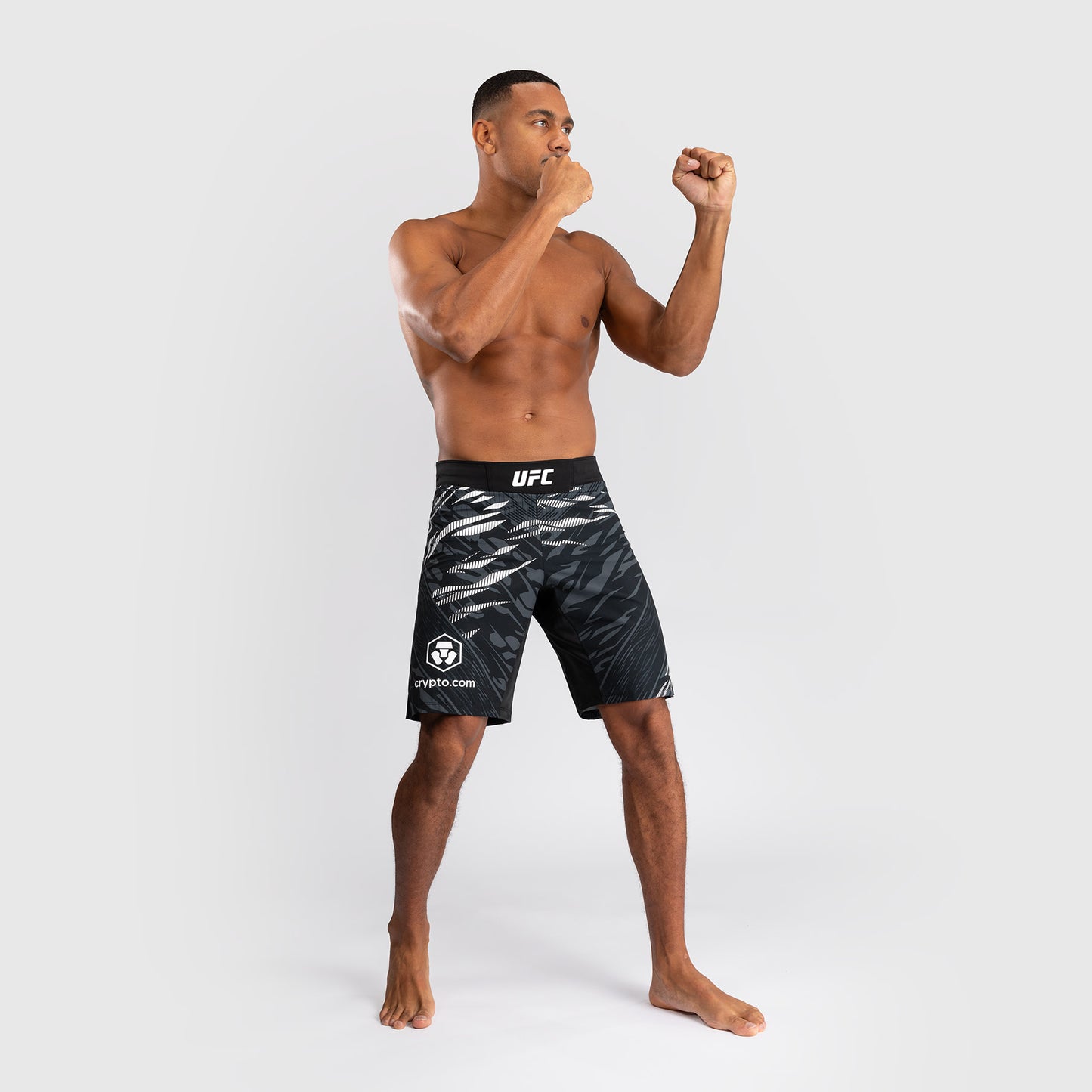 UFC Fusion by Venum Personalized Authentic Fight Night Herren Fight Short - Long Fit - Schwarz