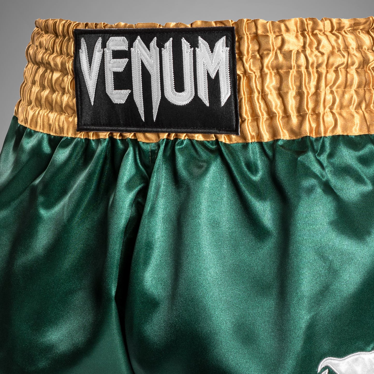 Venum Classic - Muay Thaï Short - Grün/Gold/Weiß