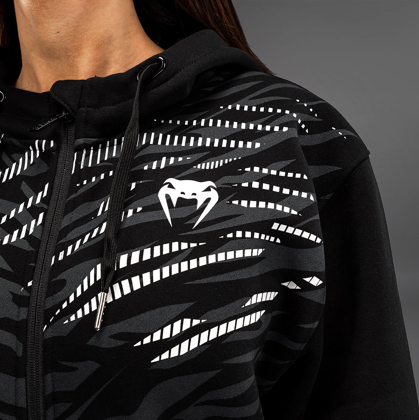 UFC Fusion by Venum Replica Damen Zip Hoodie - Schwarz