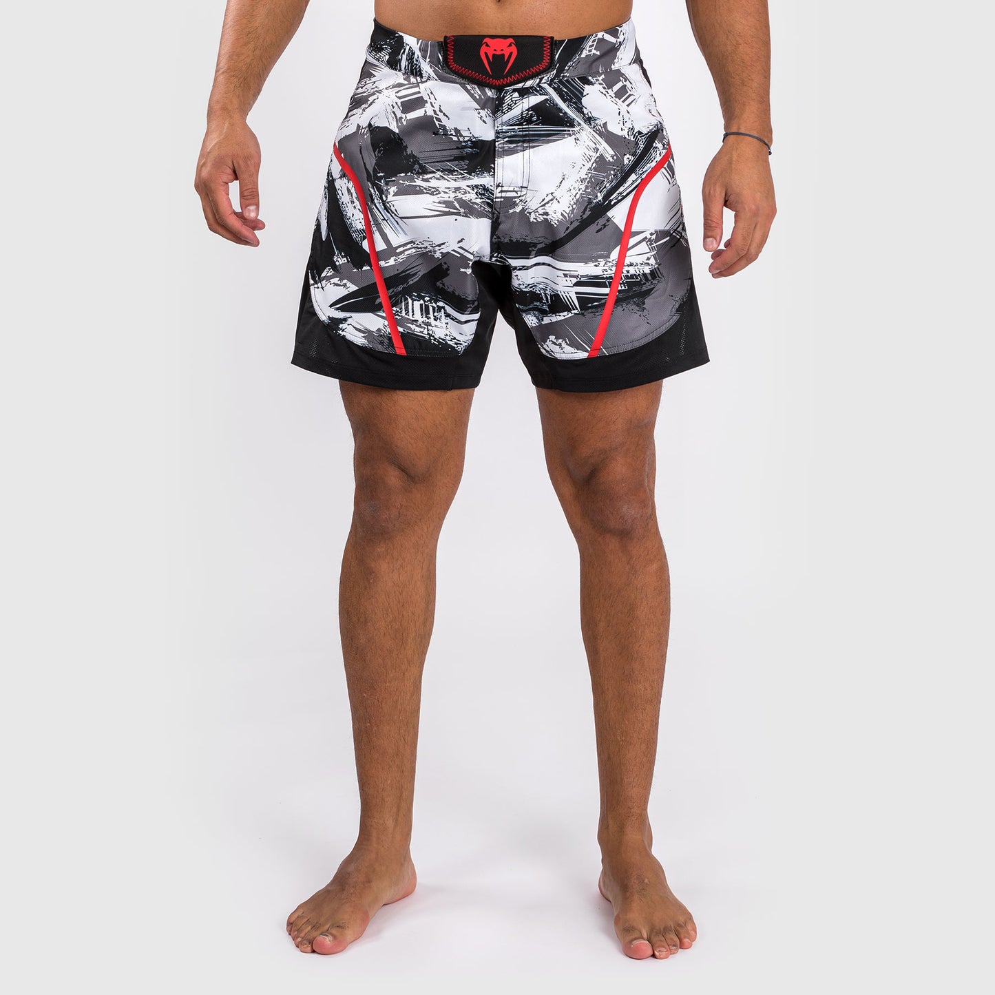 Venum Electron 3.0 Fight Shorts - Grau/Rot