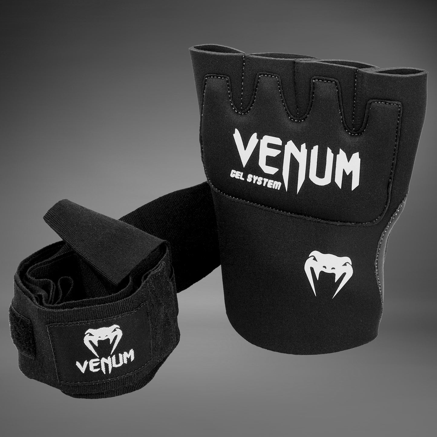Venum Kontact Gel Handschuhwraps (Einheitsgröße) - Black