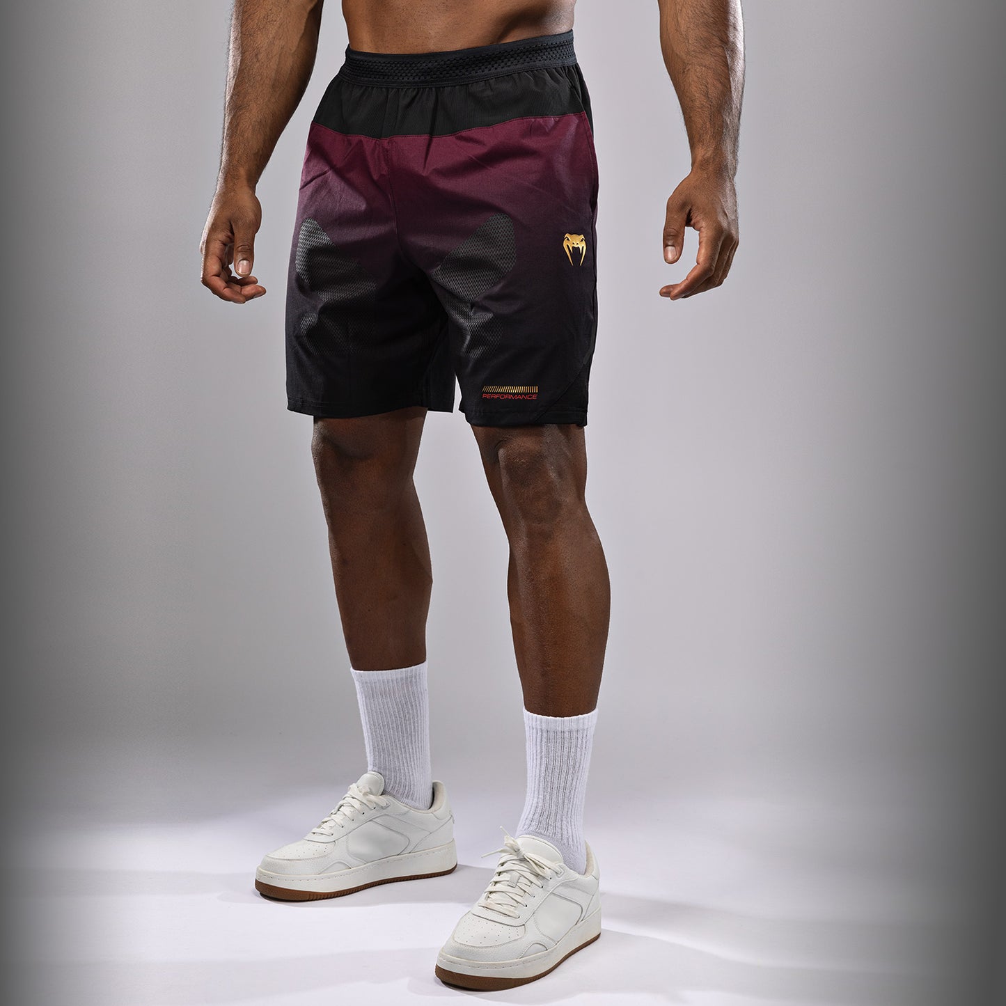 Venum Tactical XT Trainingsshorts - Schwarz/Burgund/Gold