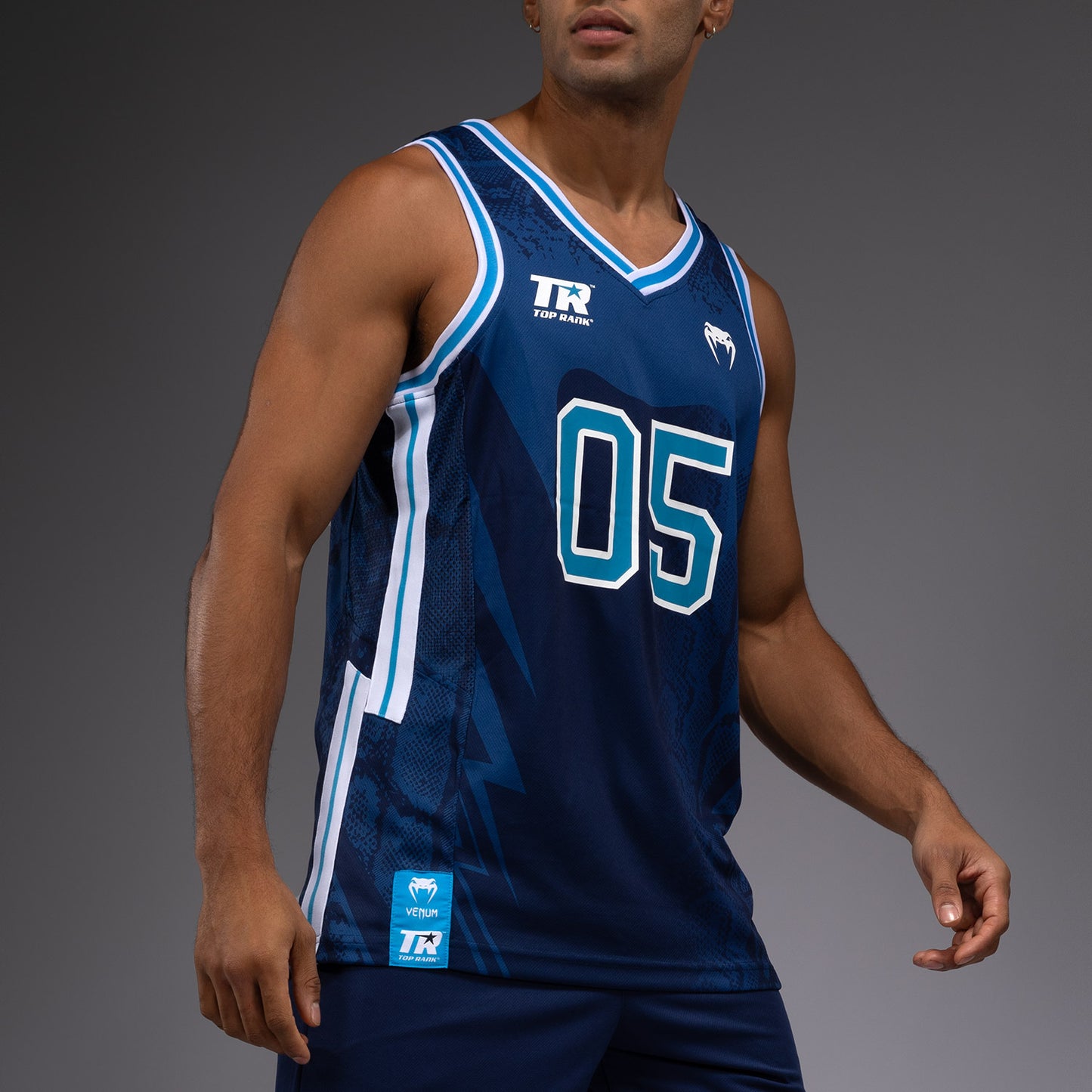 Venum x Top Rank Original Herren Basketballtrikot - Marineblau