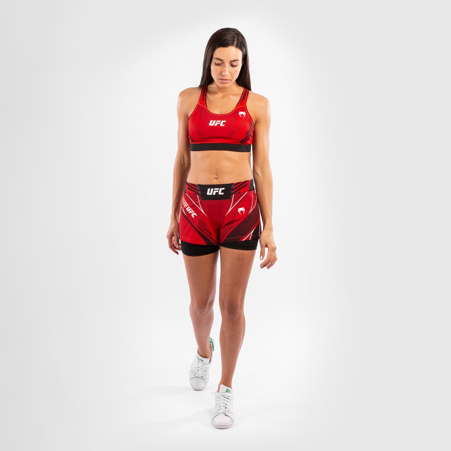UFC Venum Authentic Fight Night Damen Sport-BH - Rot