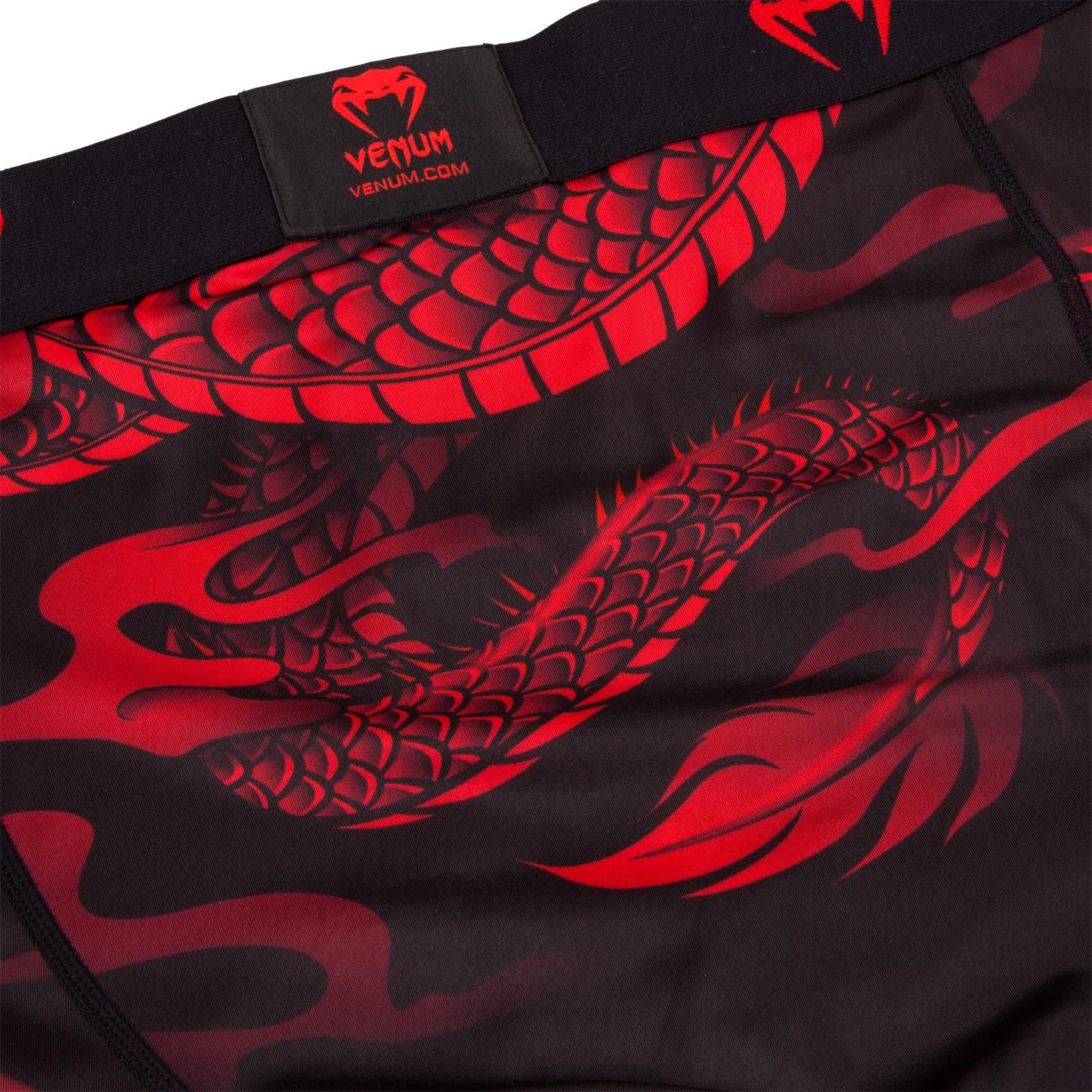 Venum Dragon's Flight Kompressionshose - Schwarz/Rot