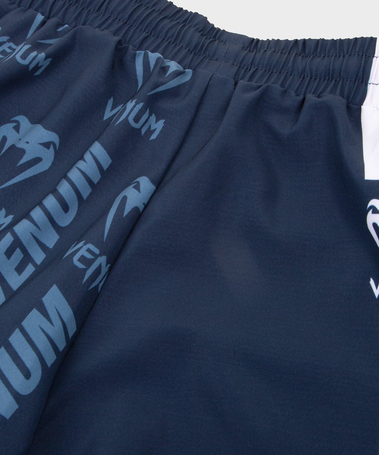 Fitness-Shorts Venum Logos - Marineblau/Weiß