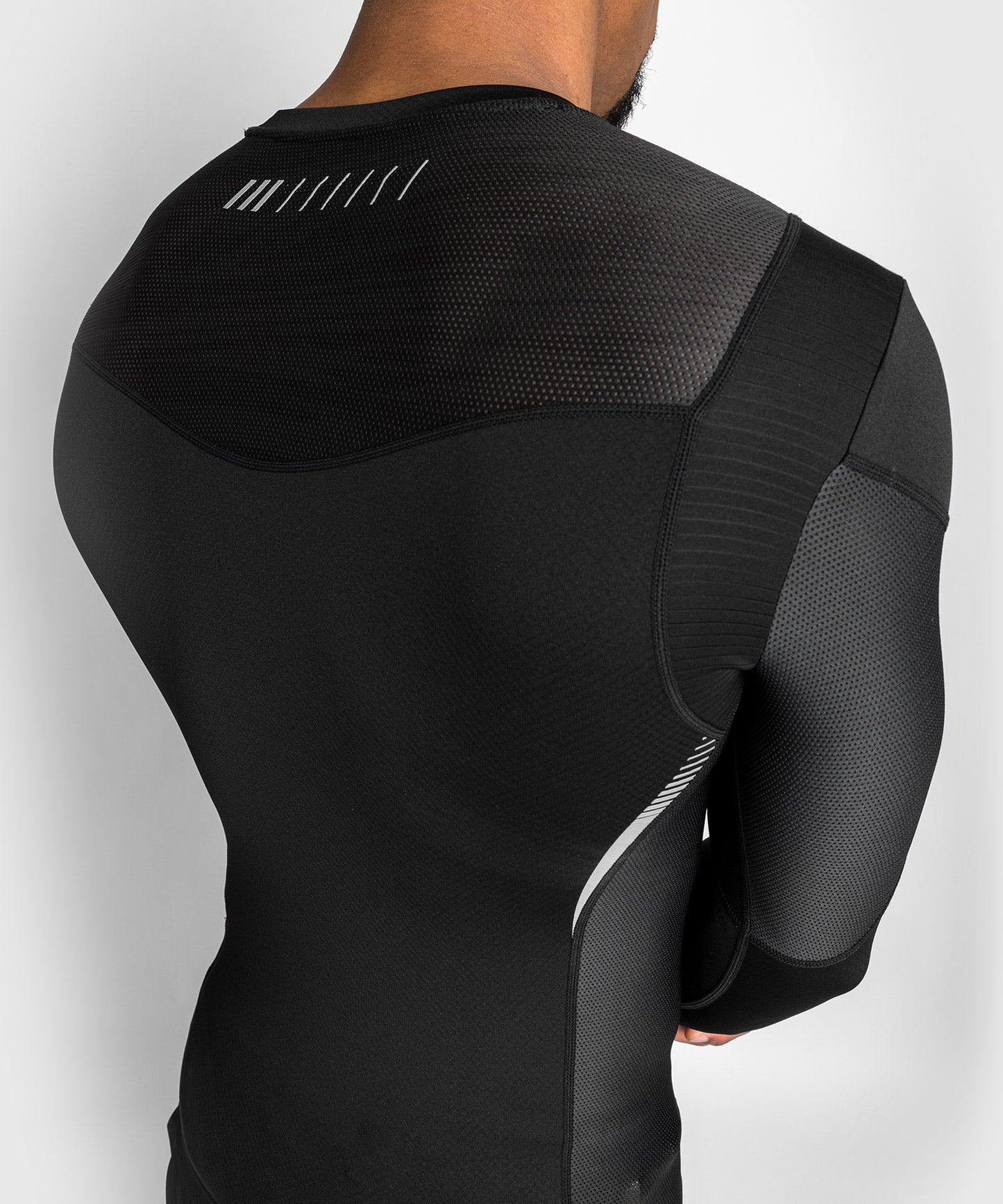 Venum Tempest 2.0 Kompressionsshirt (Langarm) : Schwarz / Grau