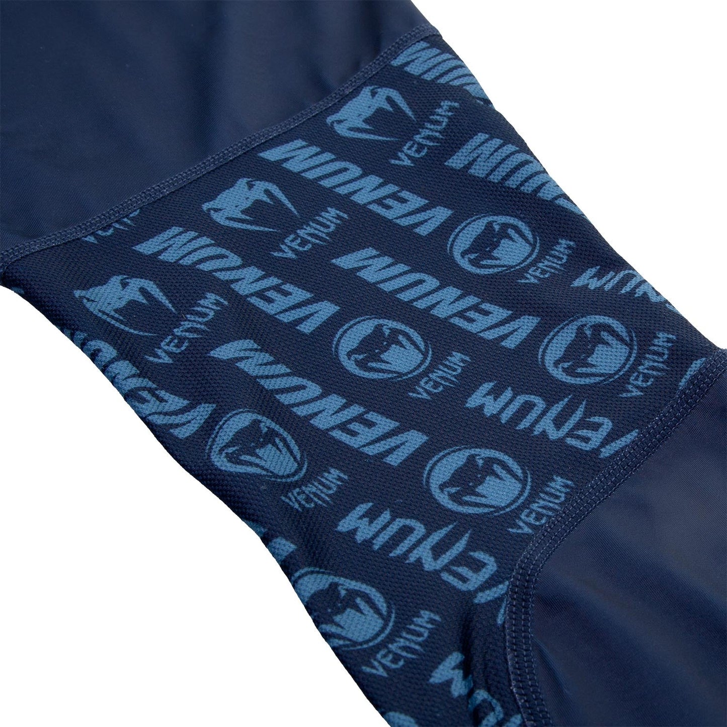 Venum Logos Kompressionshose - Marineblau/Weiß